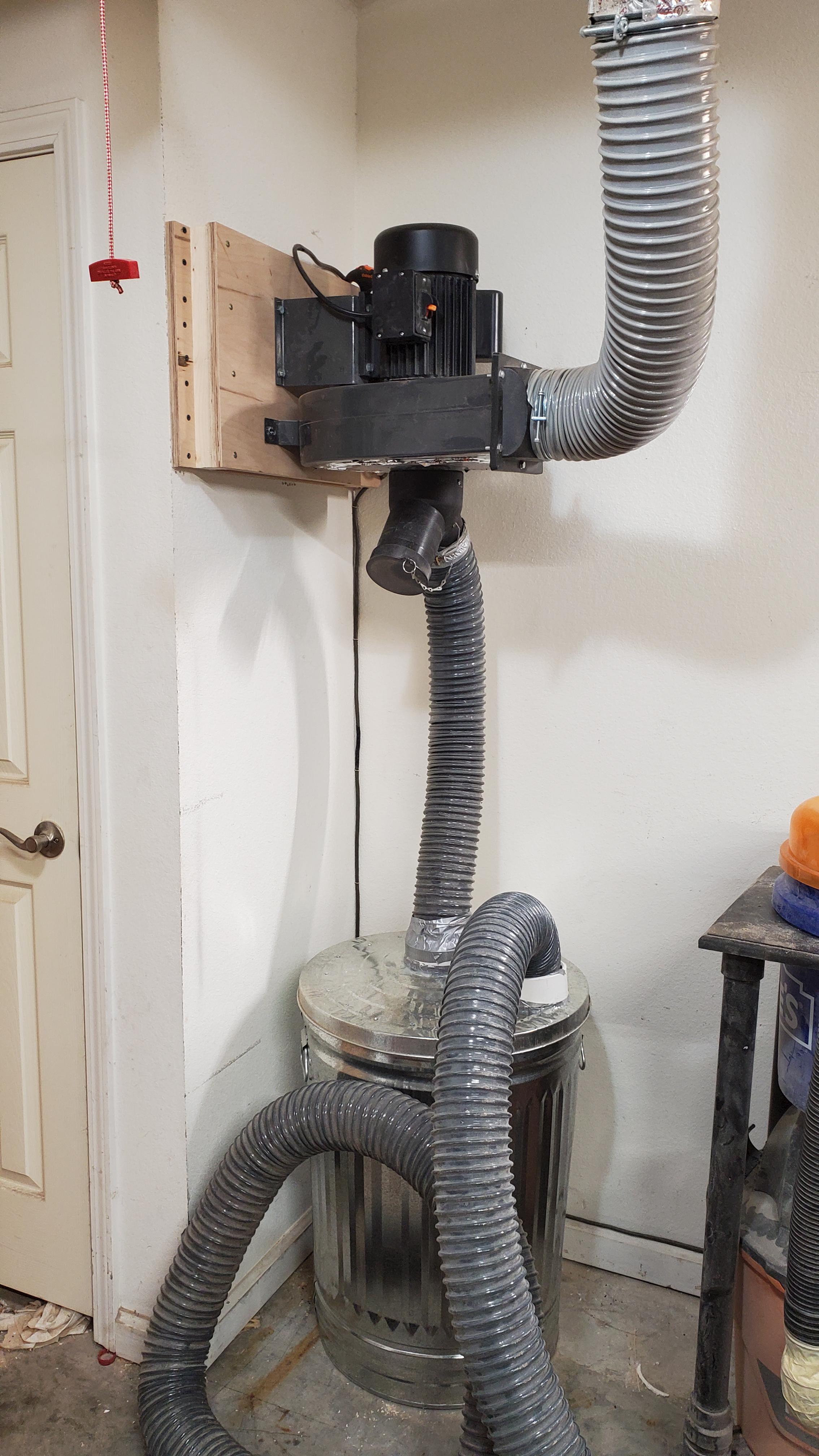 It's not pretty. With better planning I could have avoided a 90⁰ all