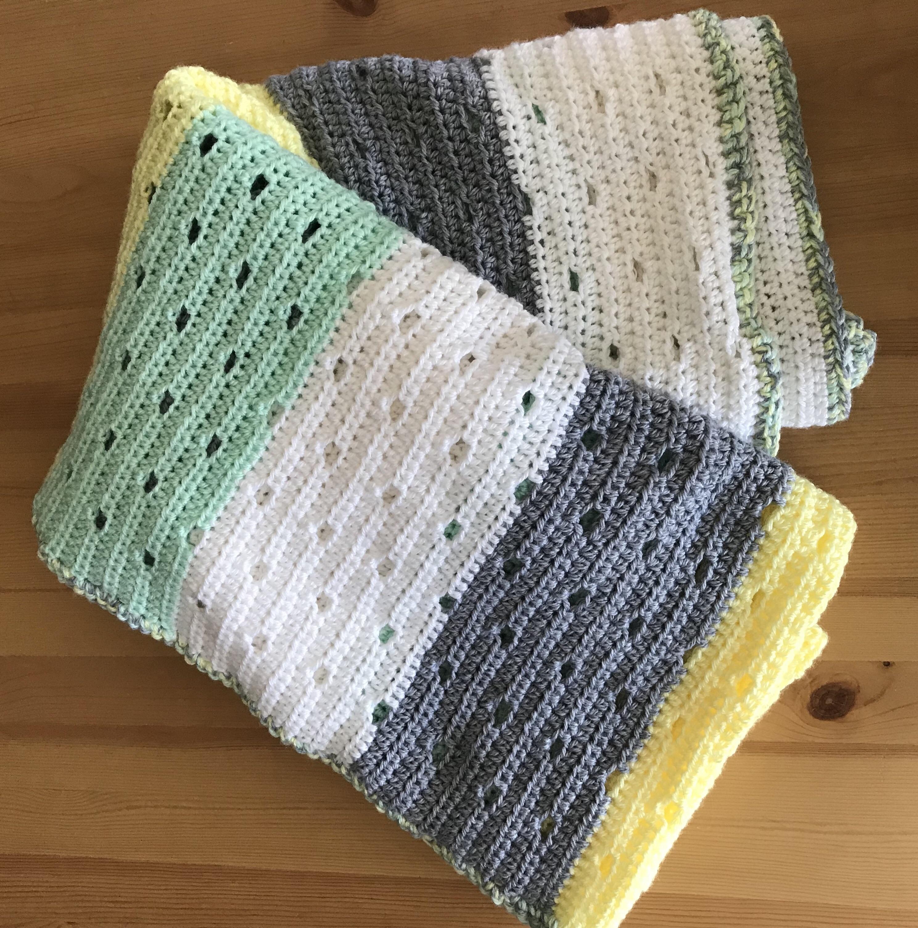 FO Started out making a baby blanket for my sis who is due on Monday