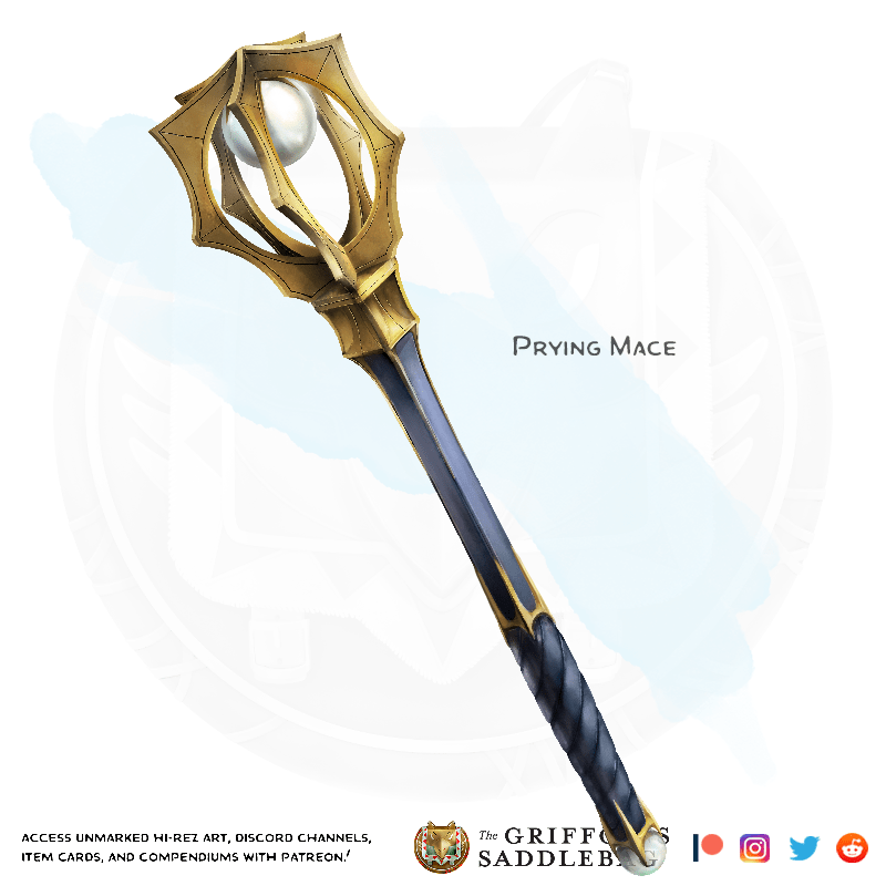 {The Griffon's Saddlebag} Prying Mace Weapon (mace) r