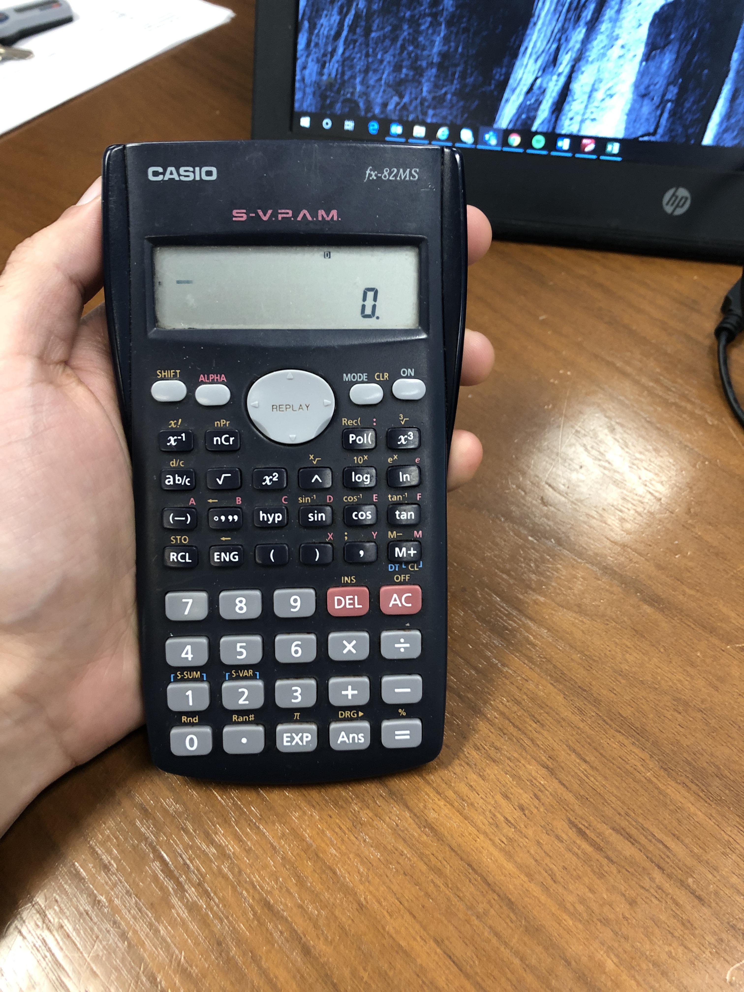 Casio FX82MS. I bought it in high school, used it in University and