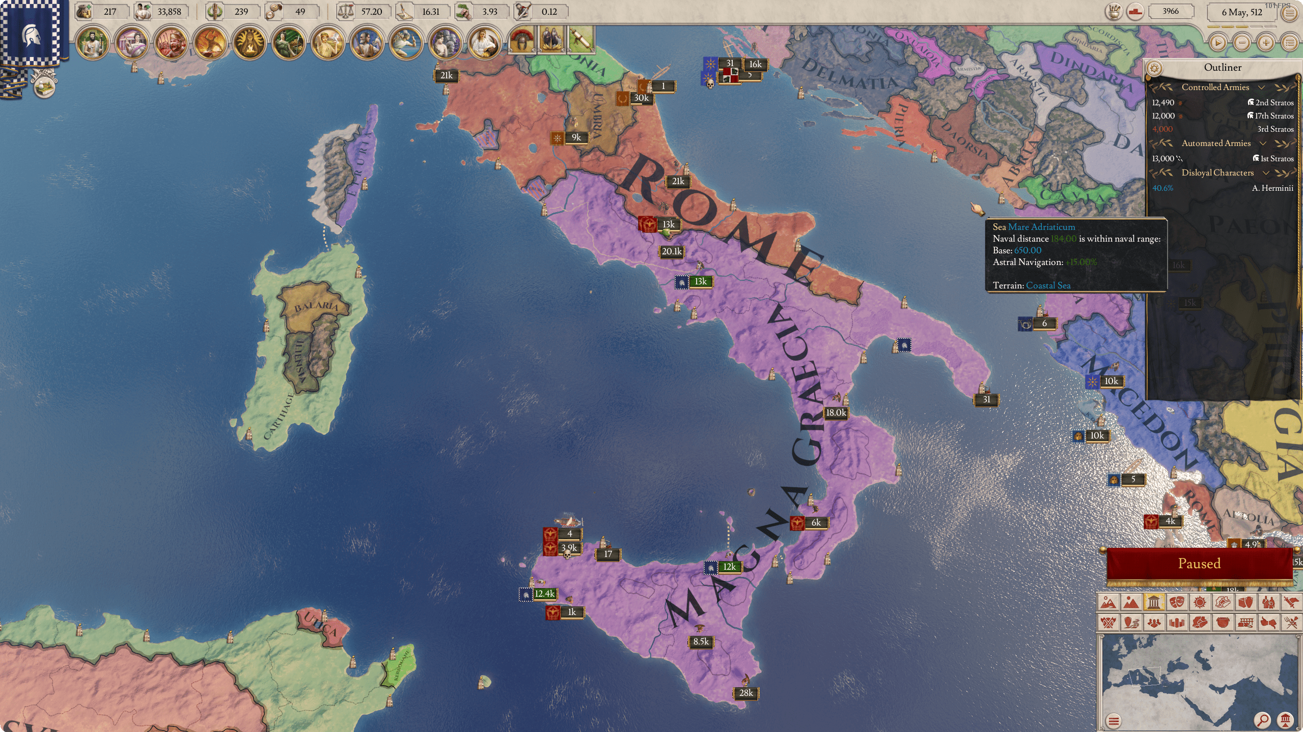 Tarentum > Magna Grecia 1.2 Ironman r/Imperator