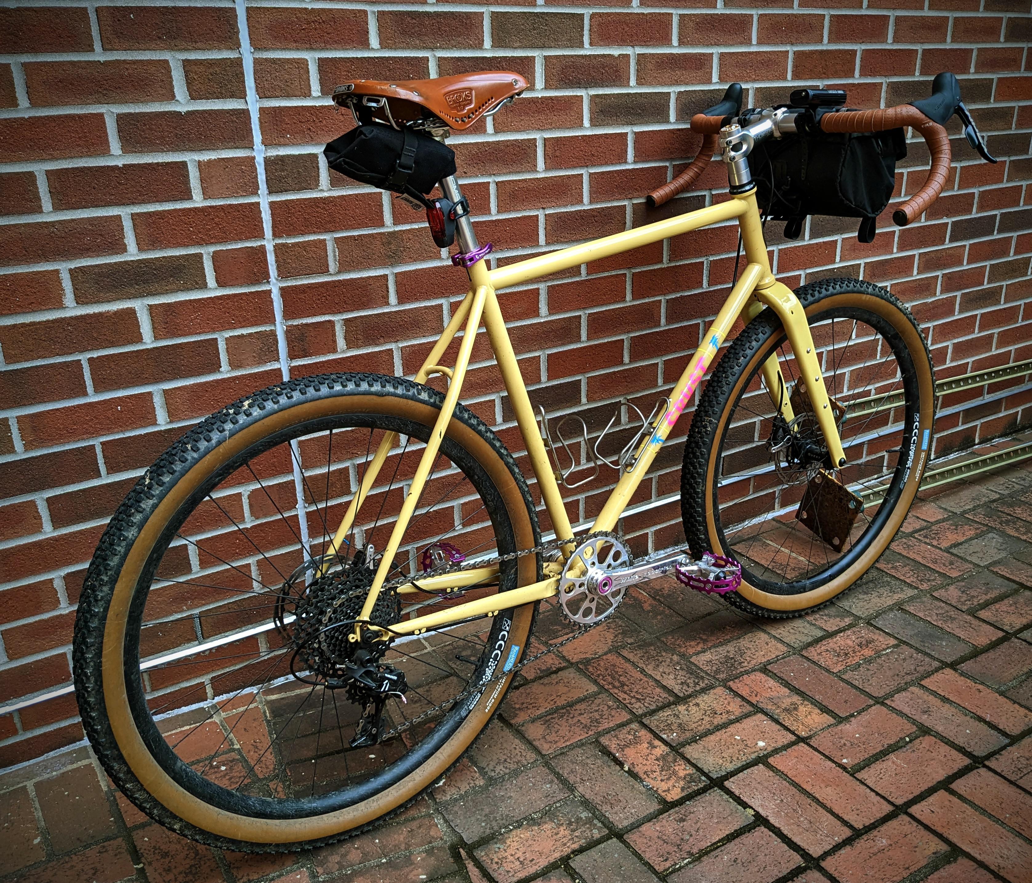 Yesterday was my first bike commute the route included singletrack