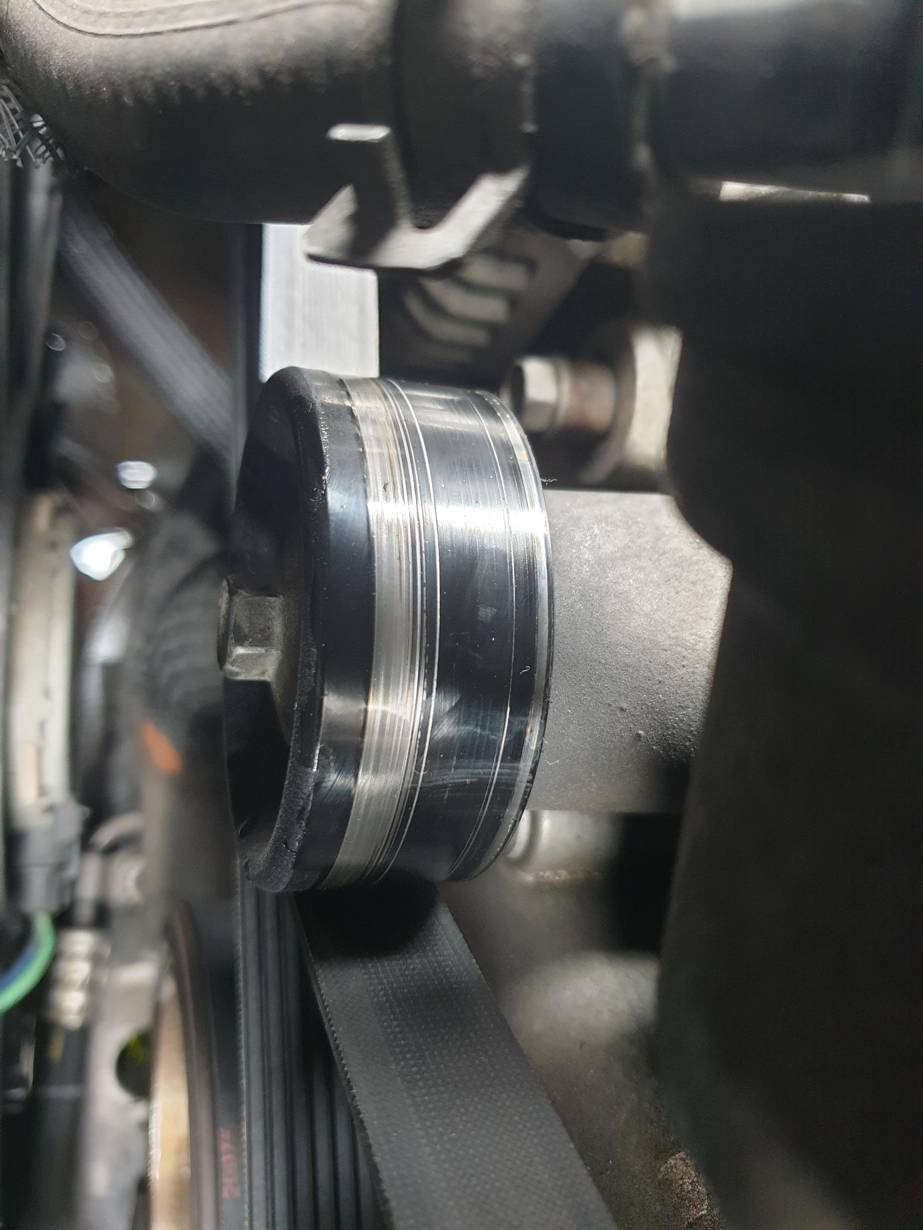 Squeeling on start. Replaced serpentine belt, belt tensioner and idler