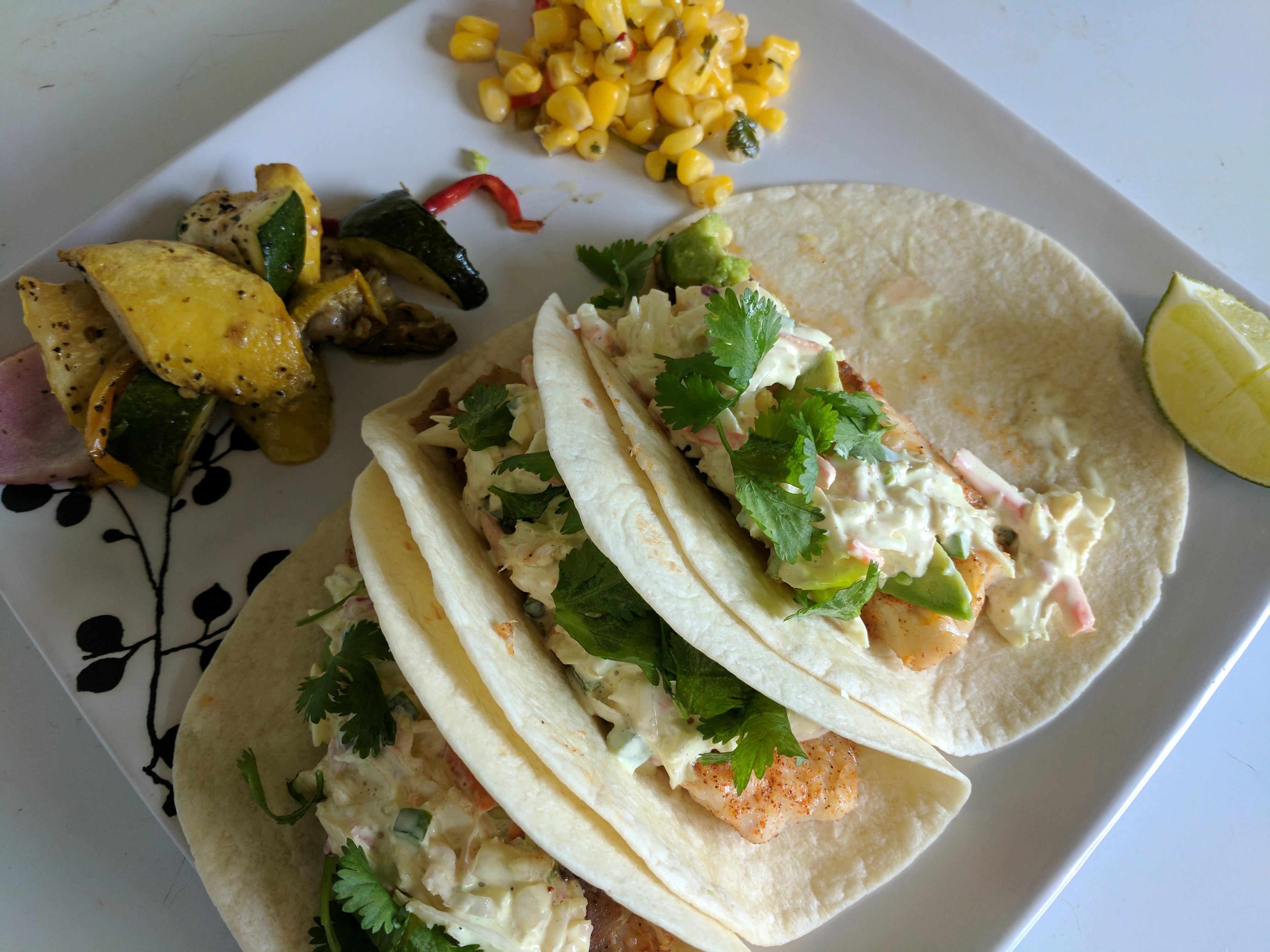 Fish Tacos with Jalapeno Slaw r/tacos