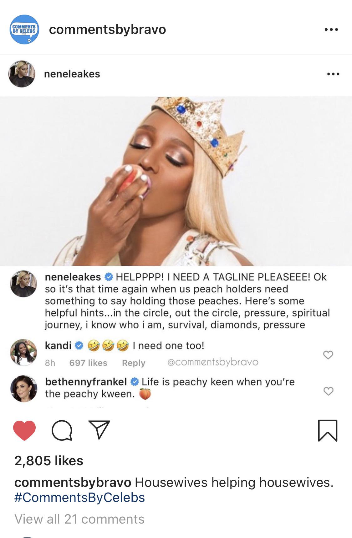 Nene’s “helpful hints” would make a great Tinder tagline. Survival