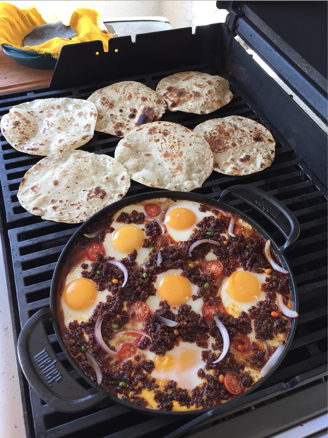 Breakfast on the grill! r/grilling