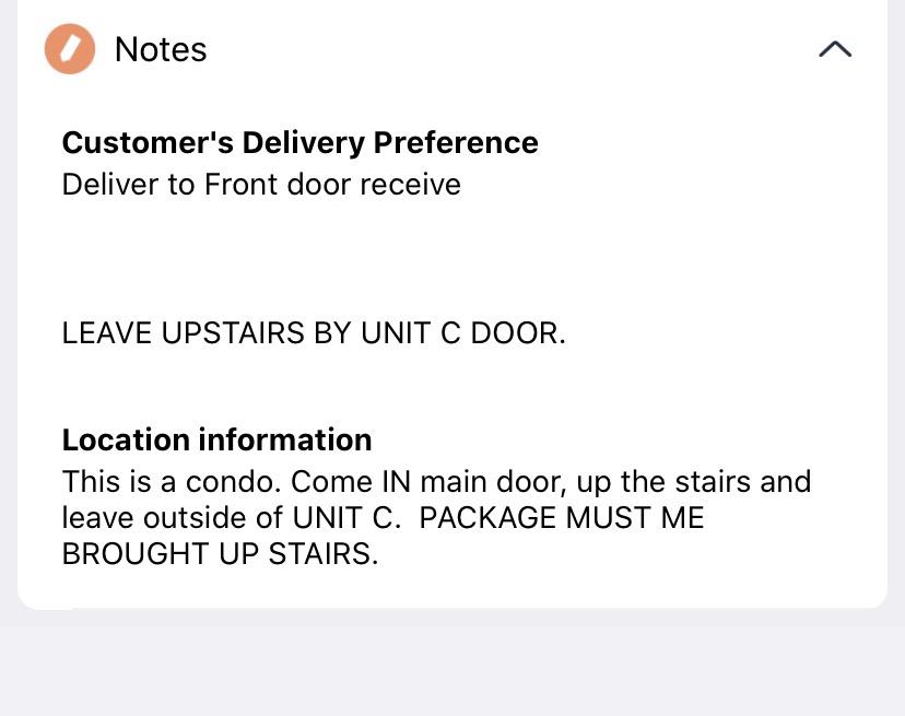 It’s not that often I’m tempted to leave a package in the wrong spot