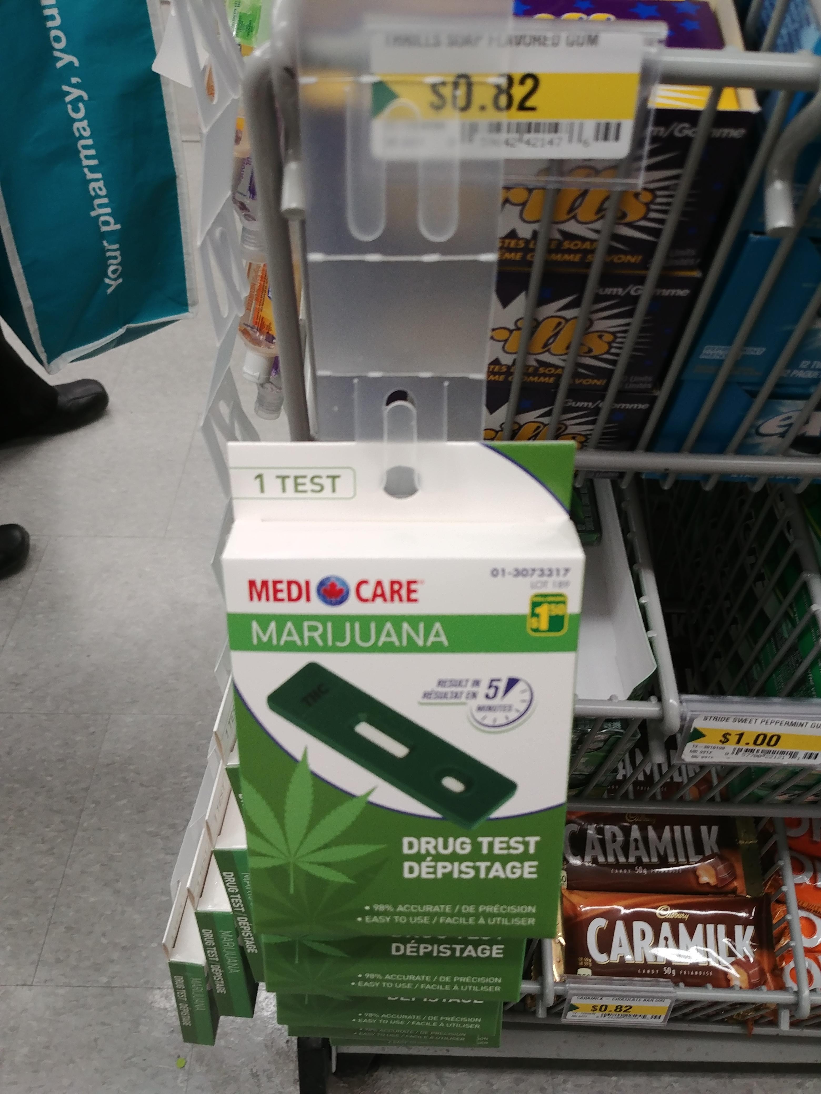 Marijuana test for sale at local dollar store. r/mildlyinteresting
