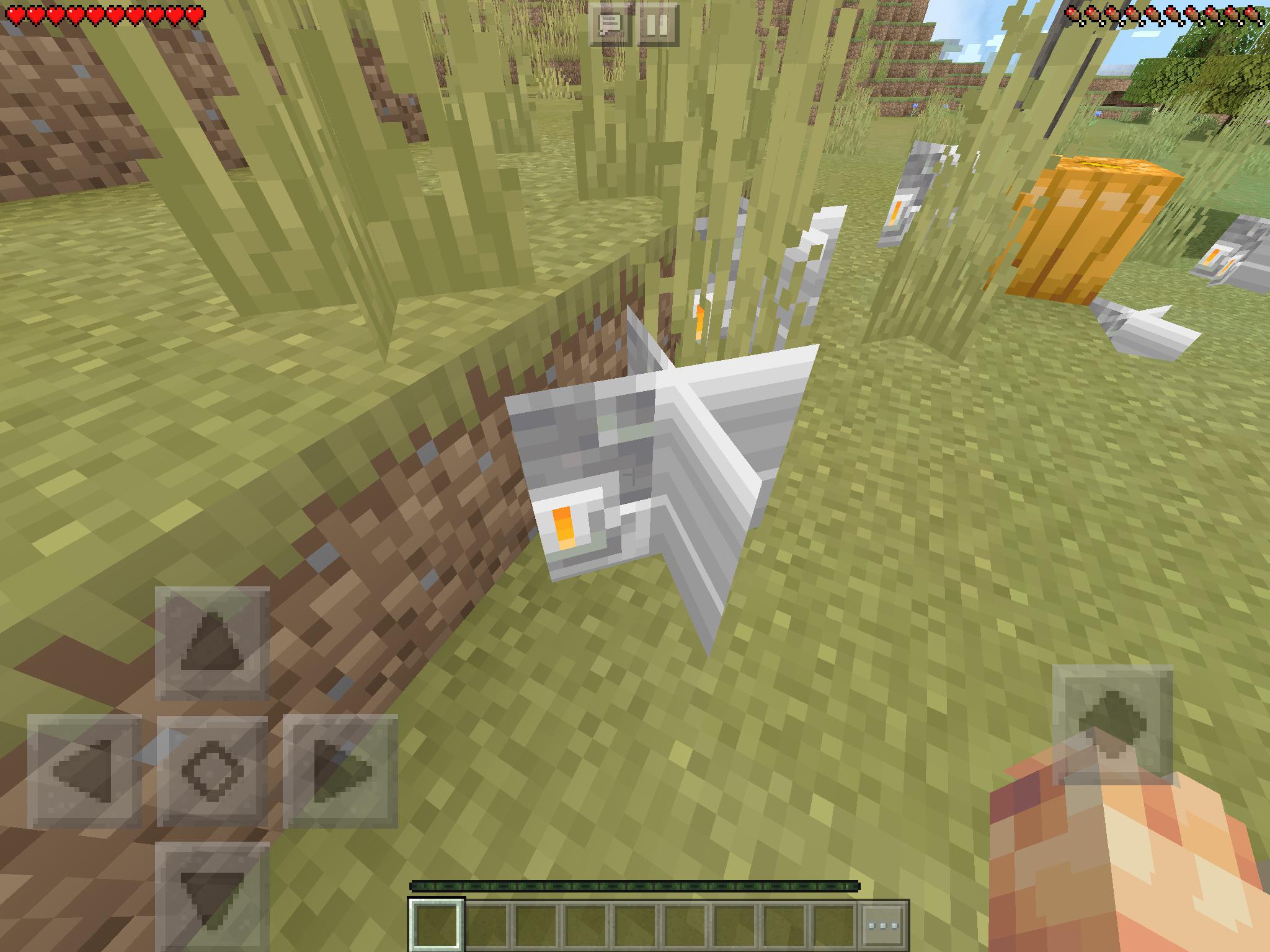 Turns out minecraft pe has dandelions that work as blast furnaces