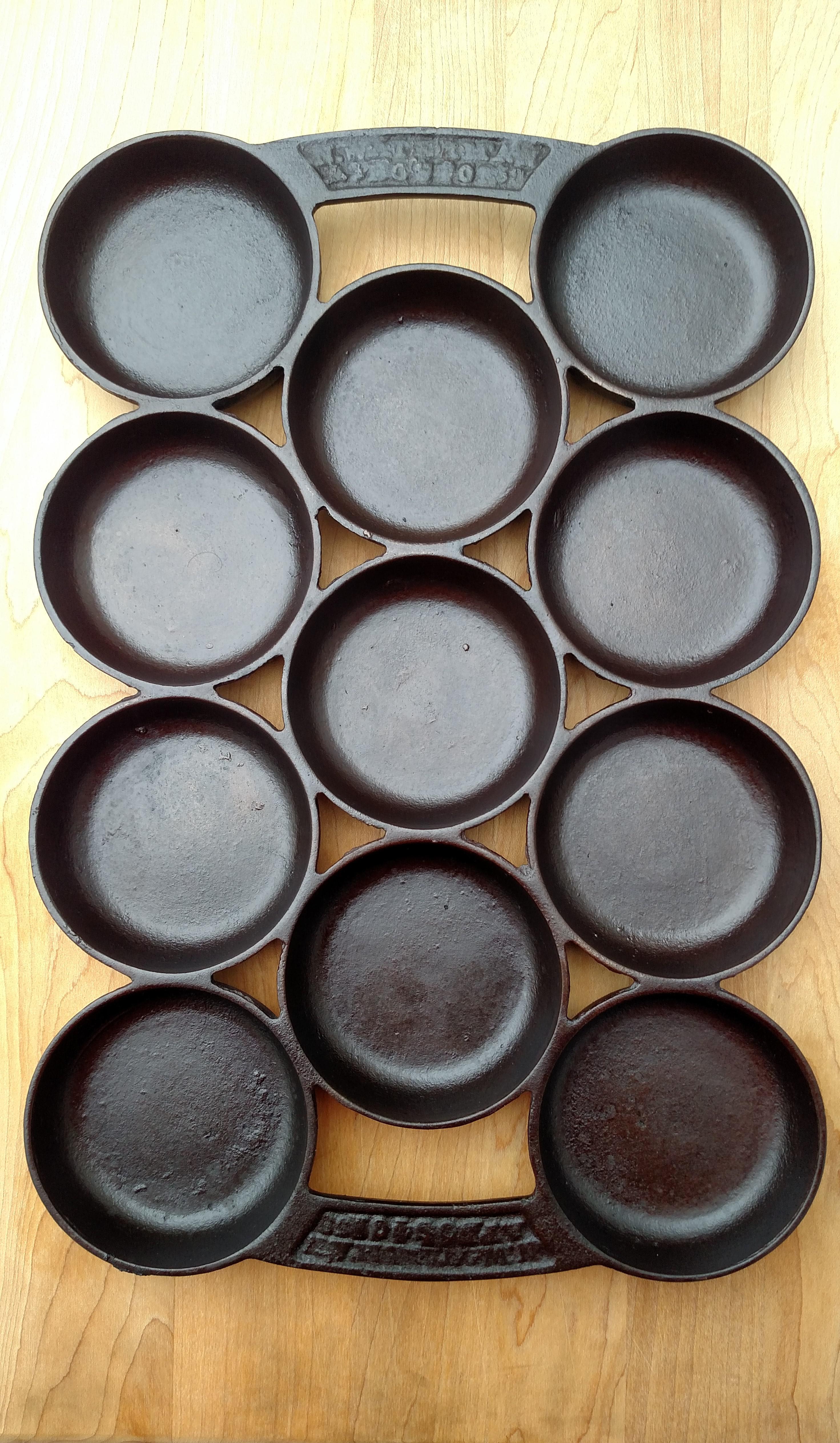 Waterman No. 2 gem pan restored r/castiron