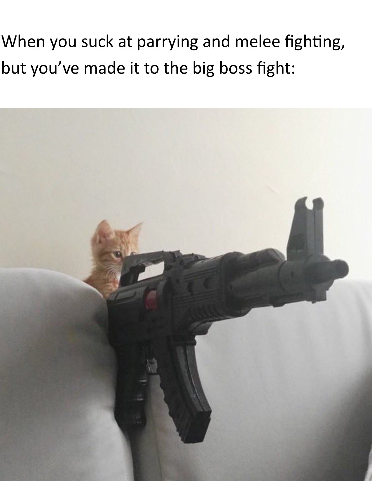 Spray and pray. r/memes