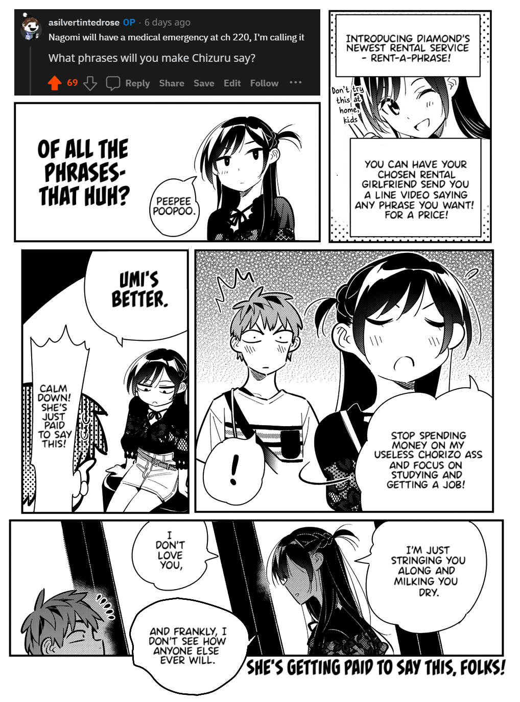 Diamond's newest rental service! (Again) KanojoOkarishimasu