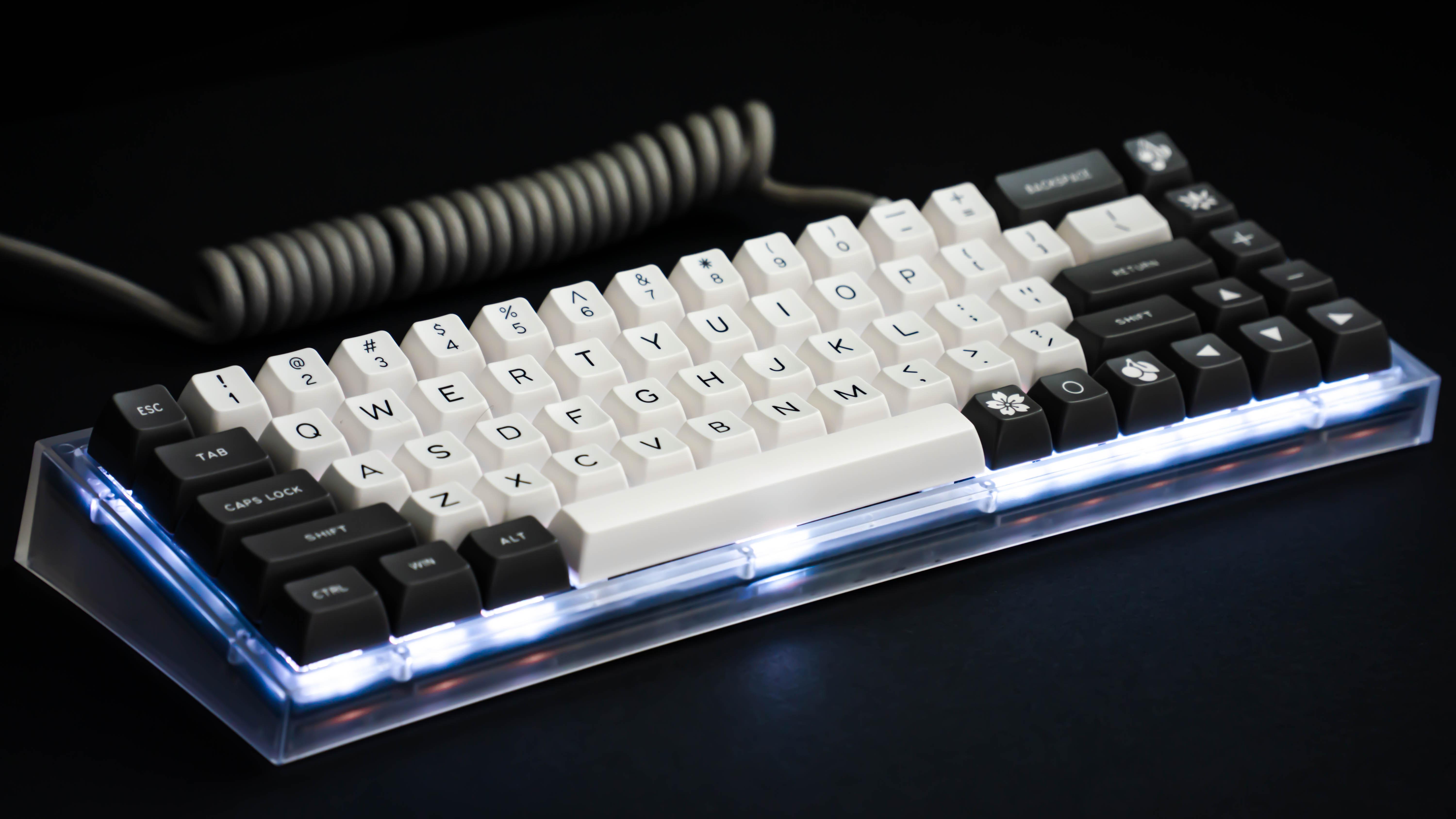 Second build. NK65 Entry Edition Clear r/MechanicalKeyboards