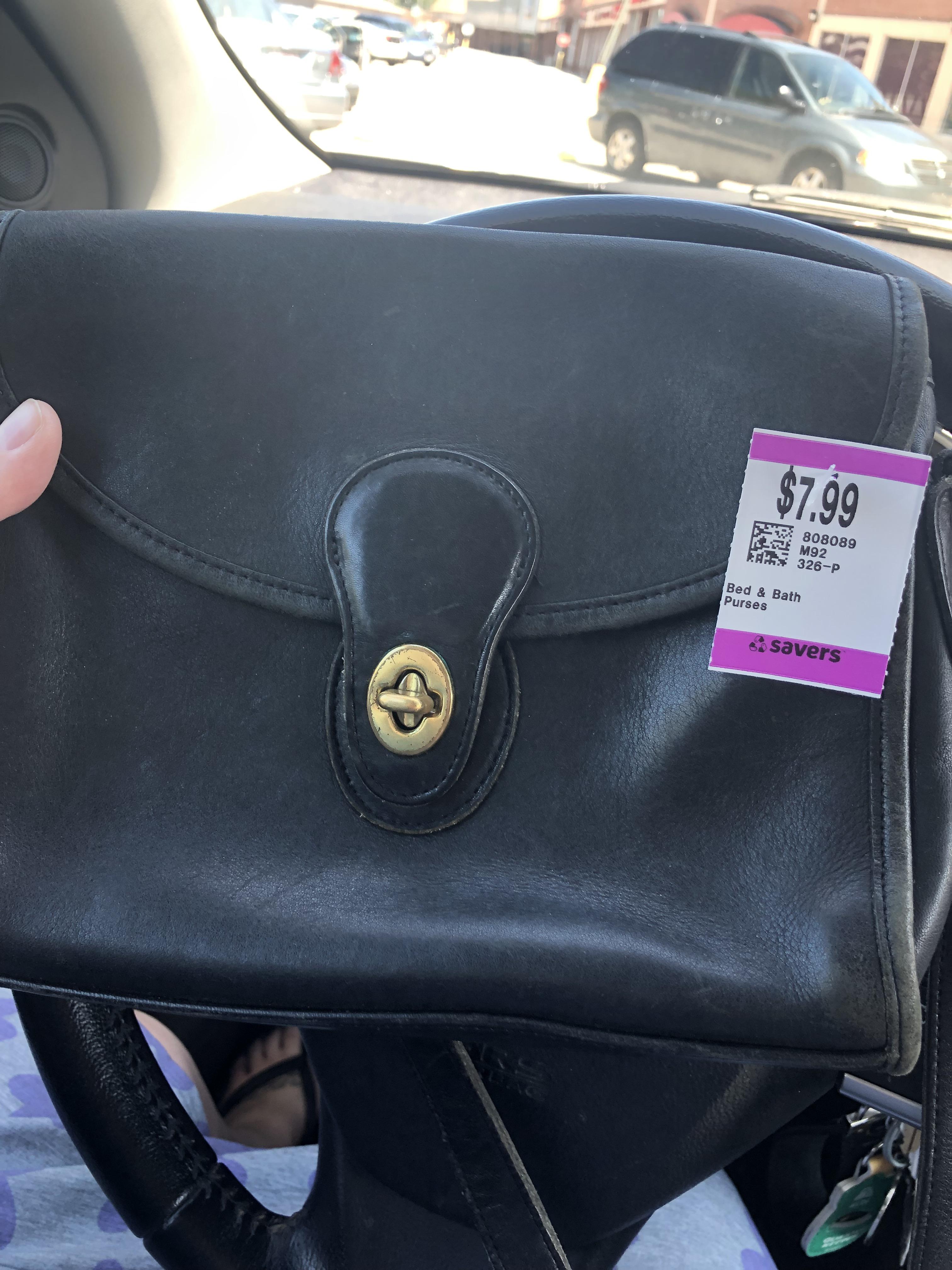 Vintage Coach Devon bag for 6.84 at Savers since I had a coupon! Just