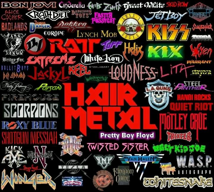 Which Hair Metal Band has the best logo? r/hairmetal