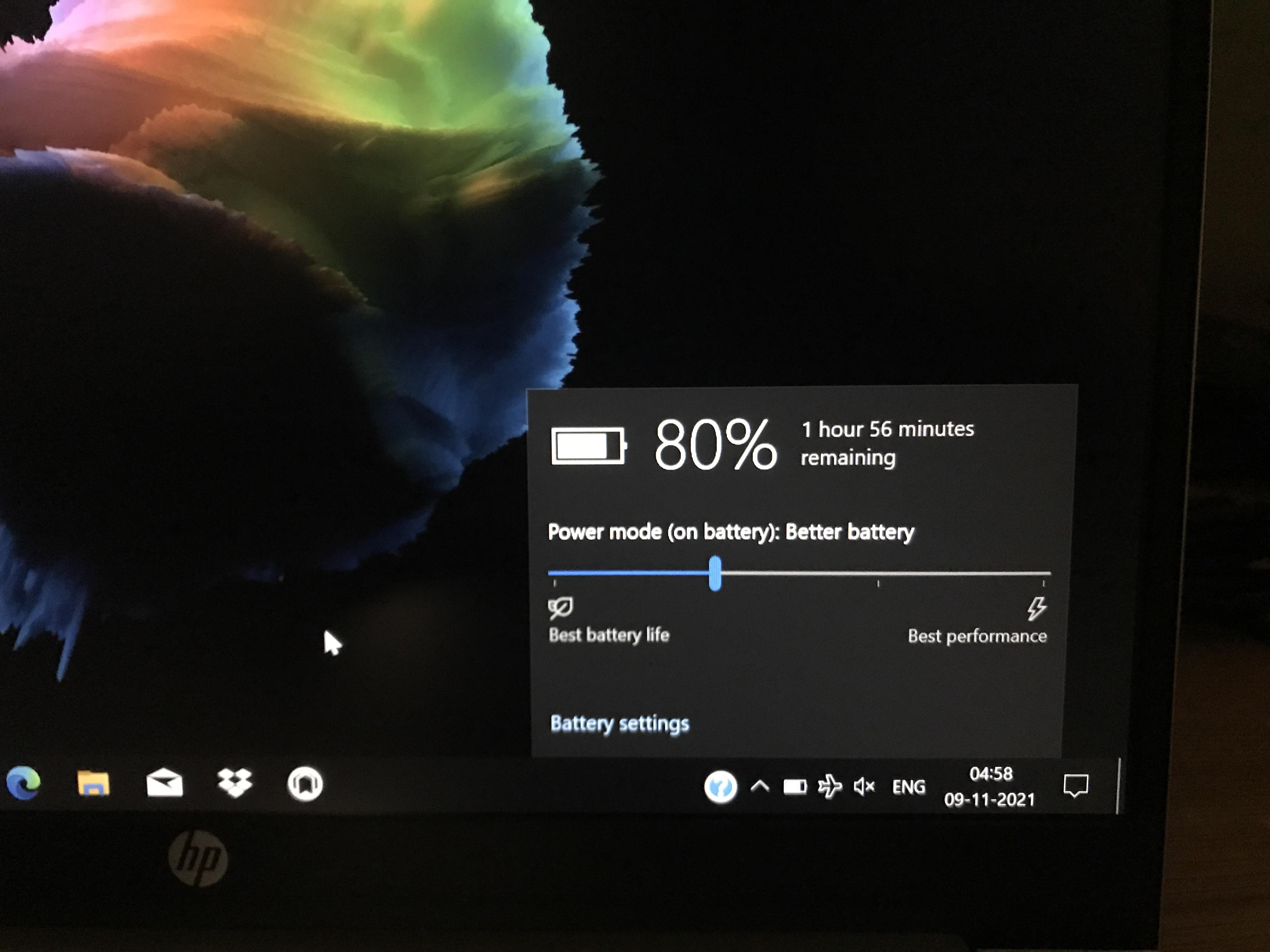 What a bad bios update looks like. From 78 hrs of battery to barely 2.