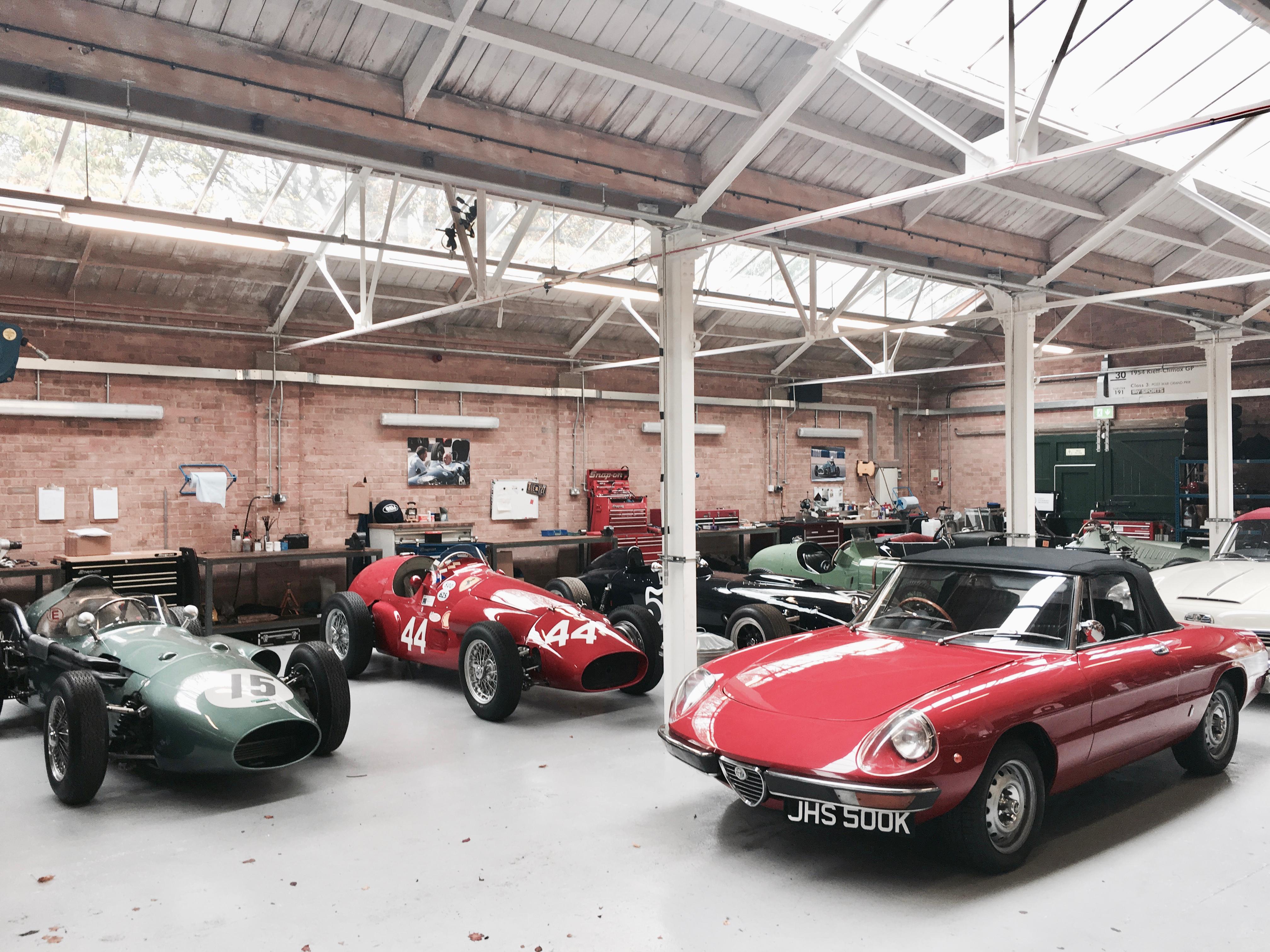 Dream garage Bicester Heritage UK r/classiccars