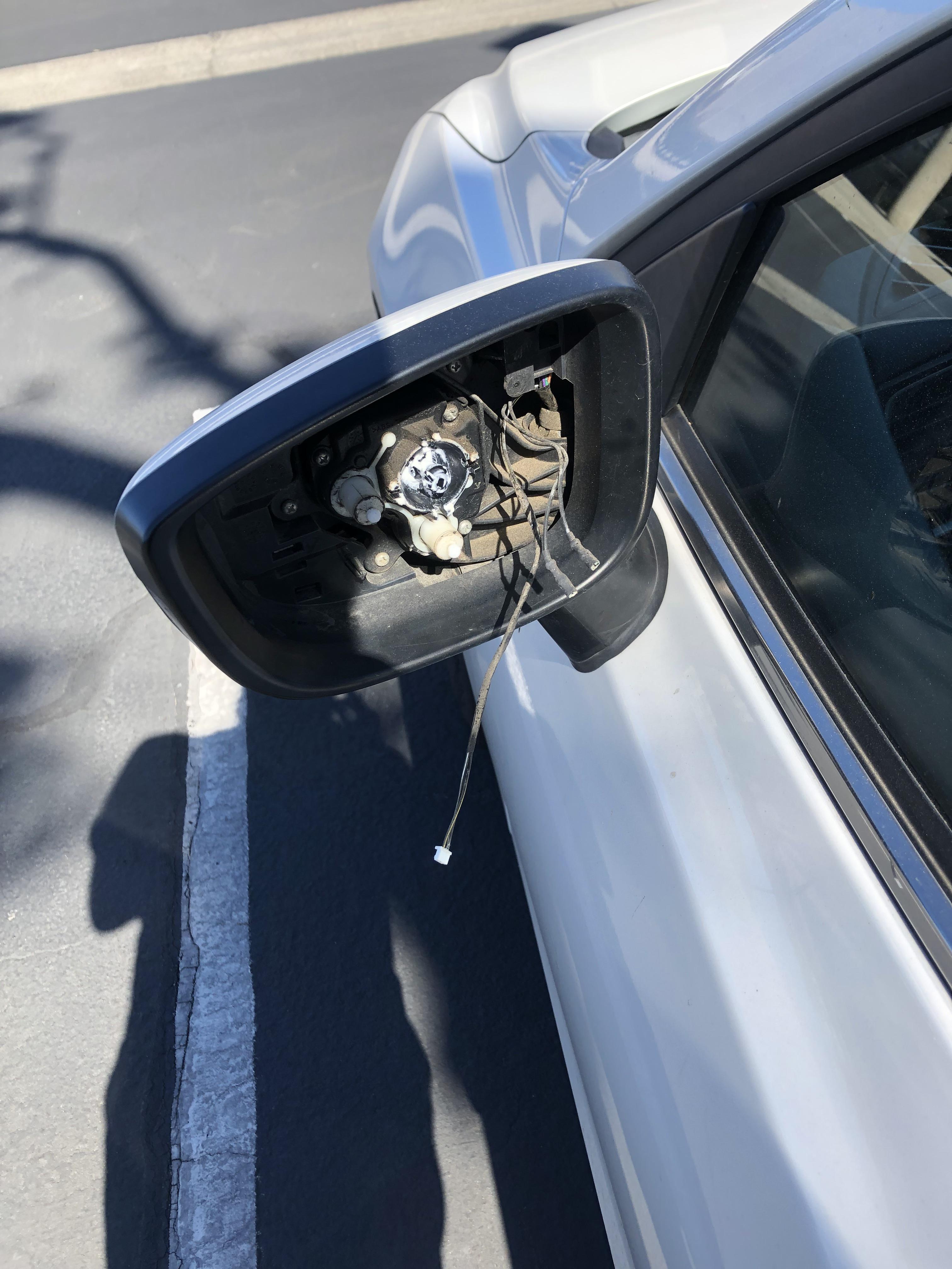 Came out to my parked car to find my mirror missing r/Wellthatsucks