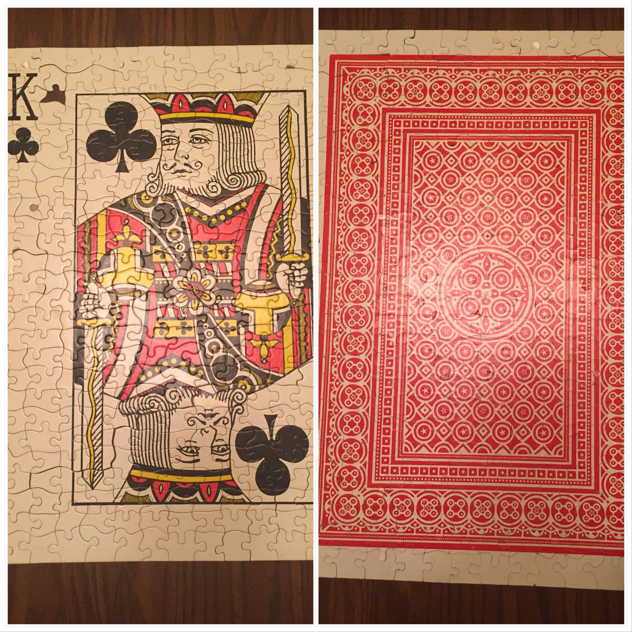 The King of Clubs/ The King’s Flipside. The Puzzle Factory 1970. A two