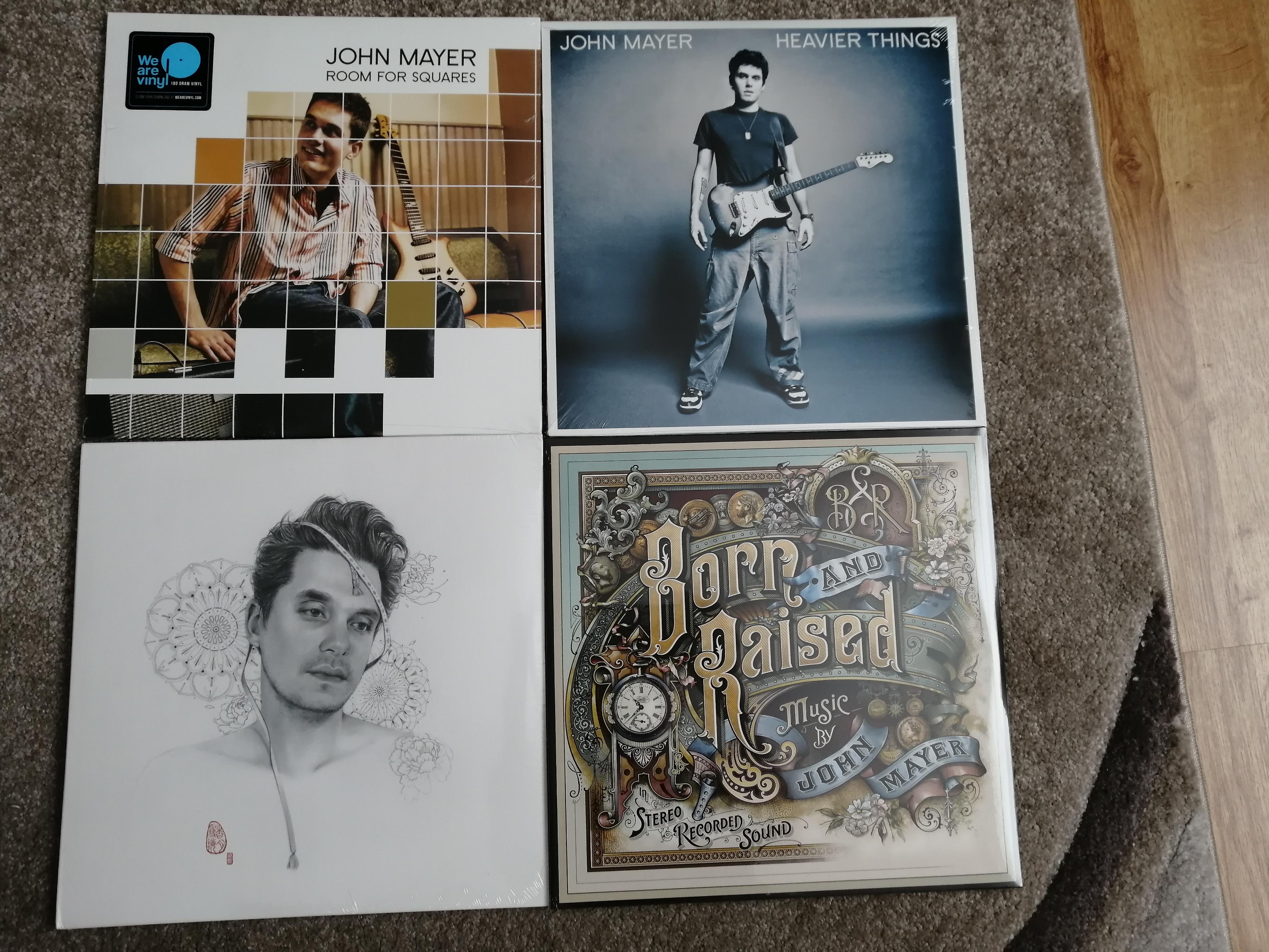 Bought 6 John Mayer vinyl records from hearing one song 'last train