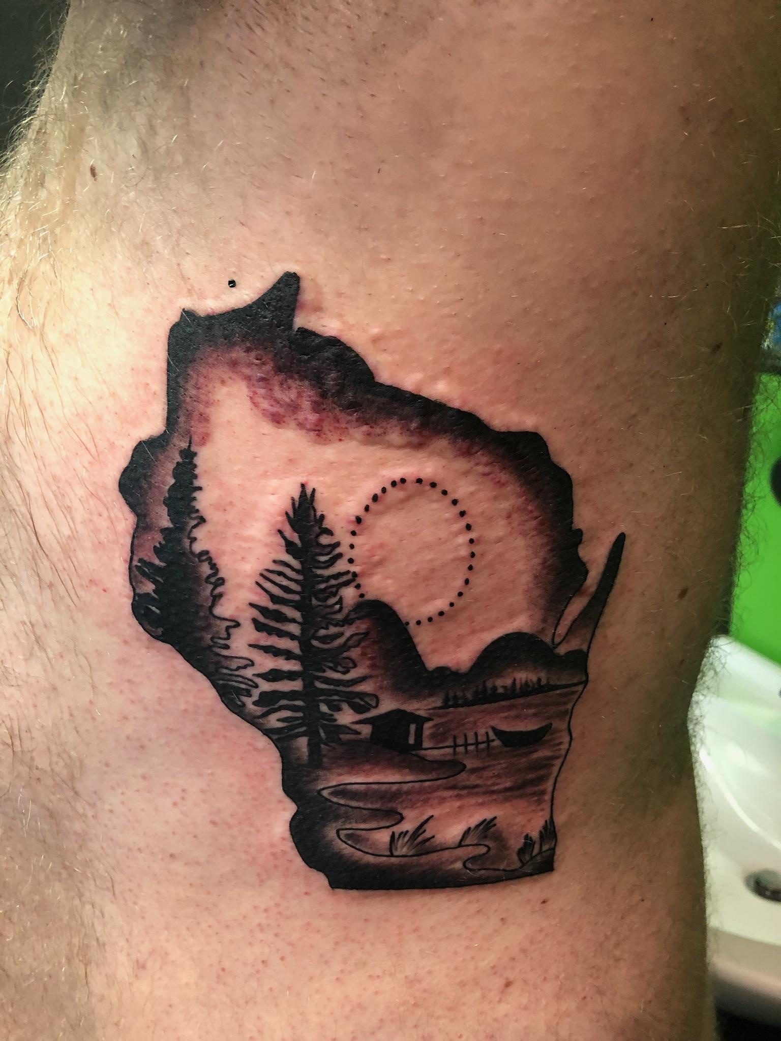Done by Jason Greenfield, Resurrection Tattoo in Enid
