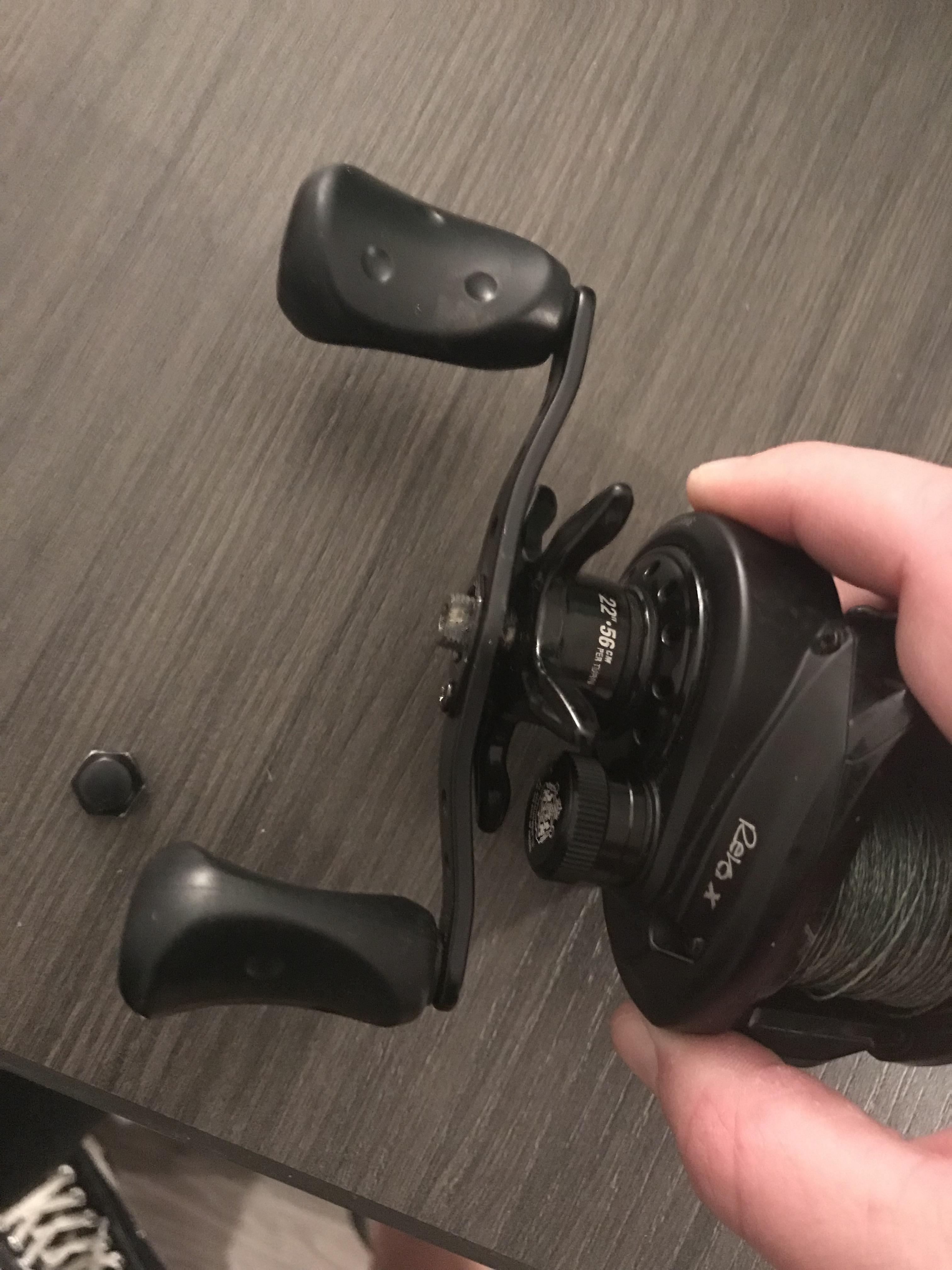 Handle fell off my baitcaster.. anyone know what parts or service it