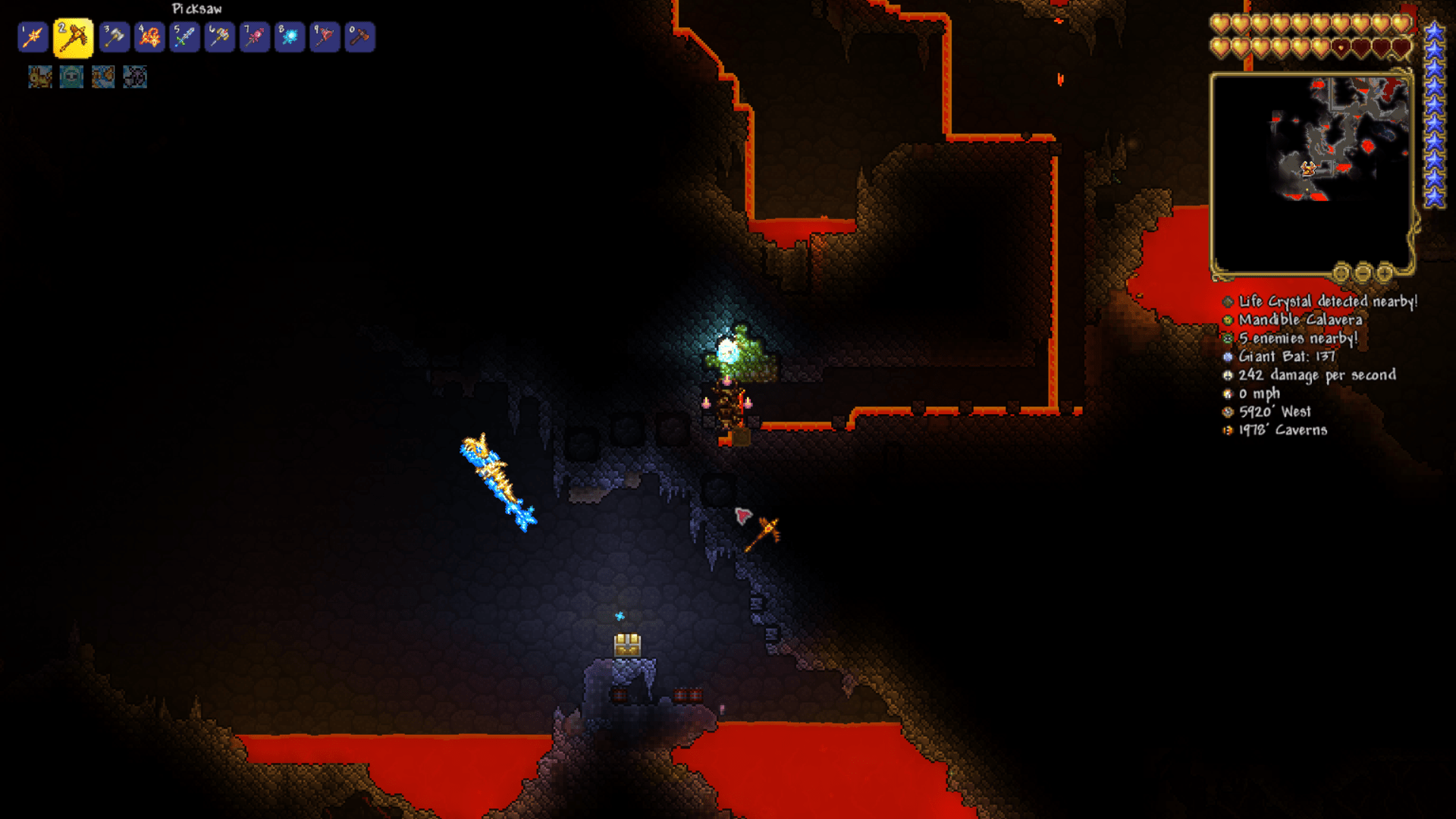 what a safe and totally not trapped chest, why dont i open it? r/Terraria