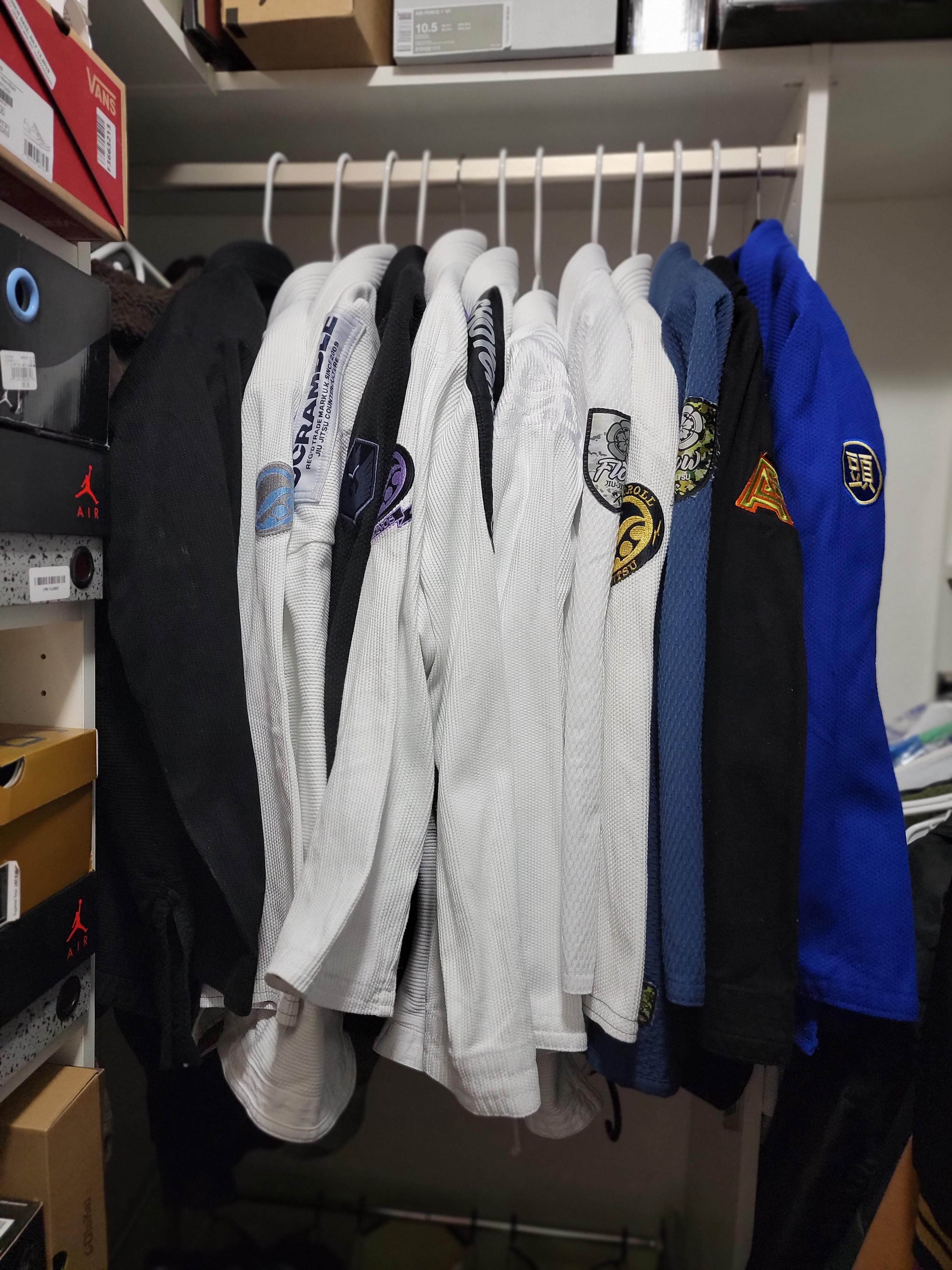 Wife "Why do you keep buying more Gi's?" Me "Well, I uhh train pretty