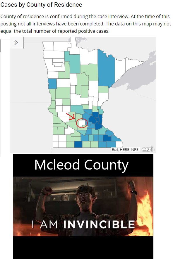 Hutchinson and Glencoe have been practicing social distancing for years! r/minnesota