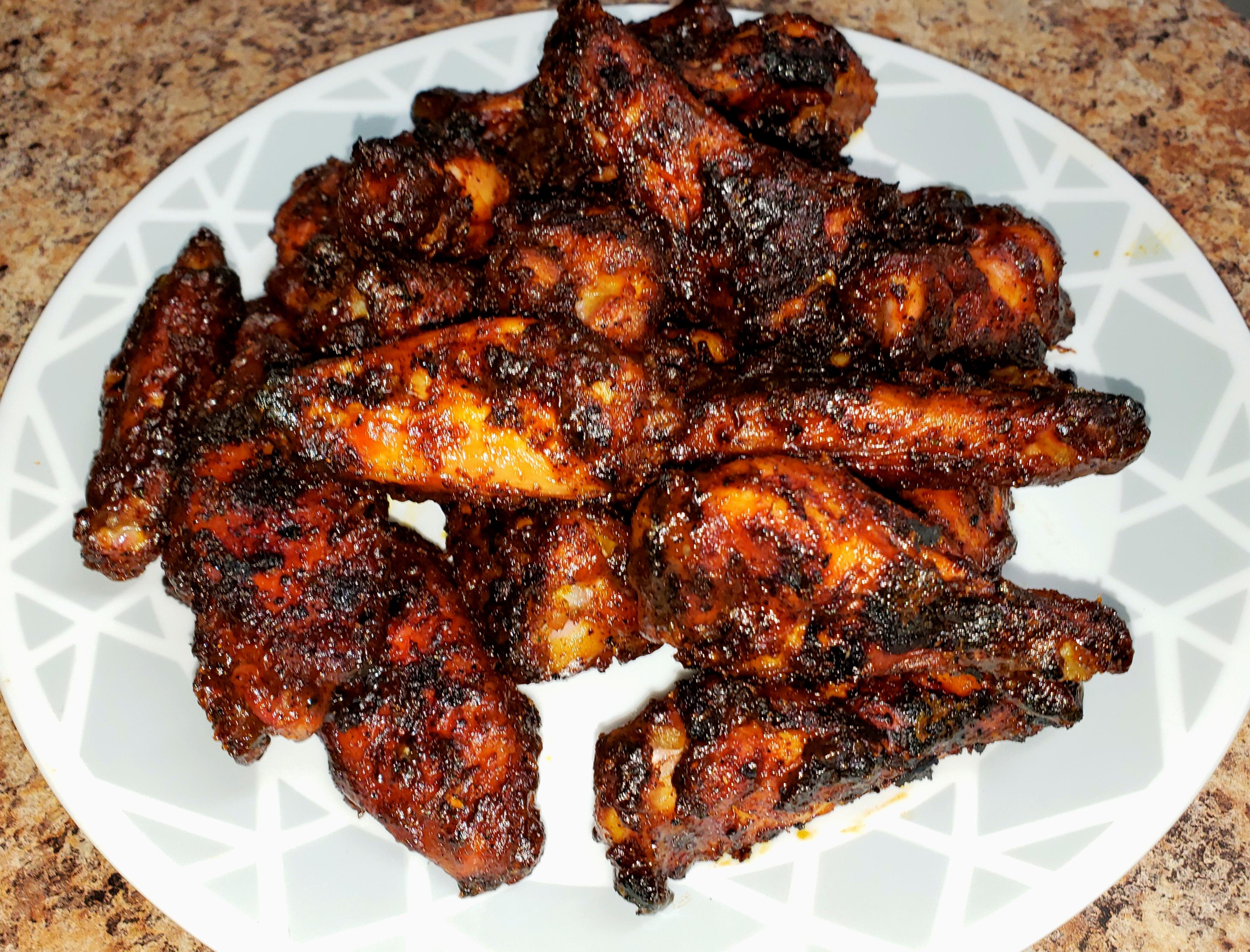 [Homemade] Carolina Mustard BBQ chicken wings. r/food