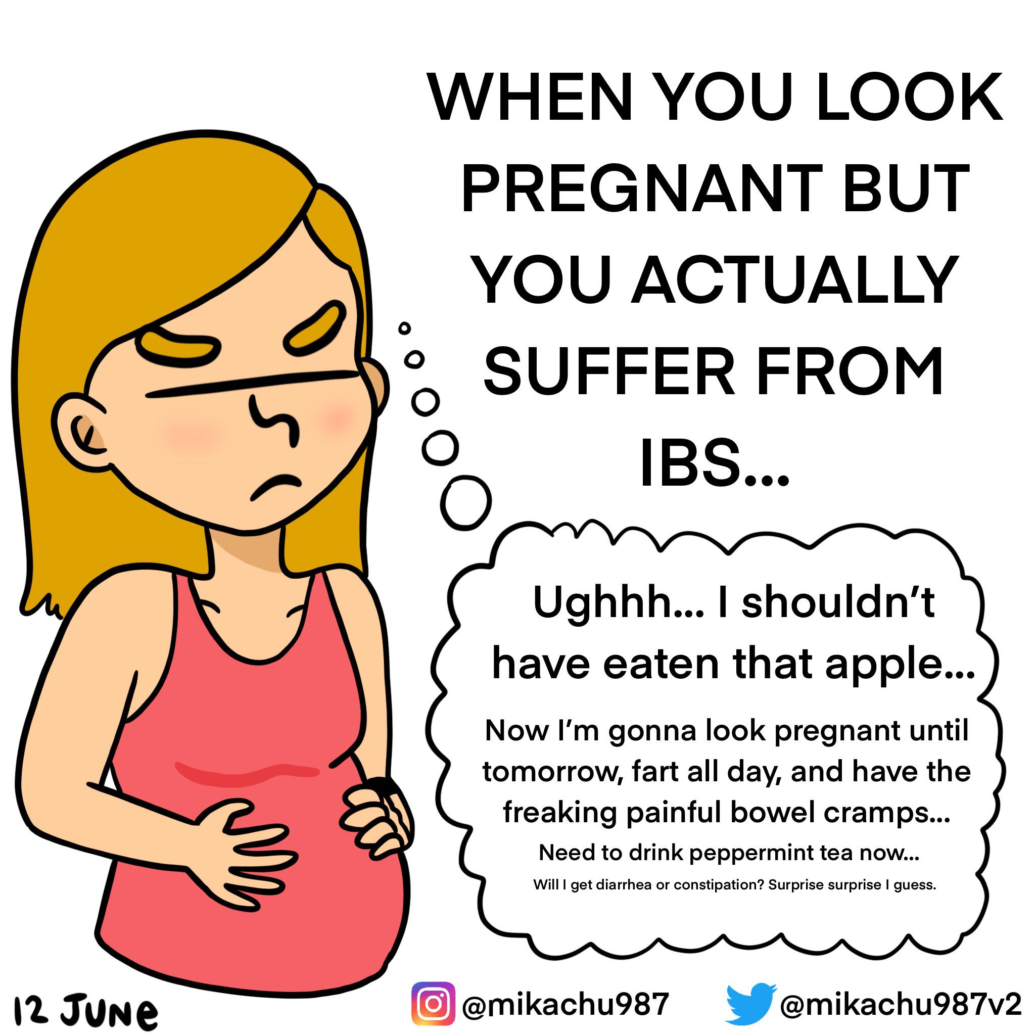 That’s me on the day I decided to eat an apple without checking first