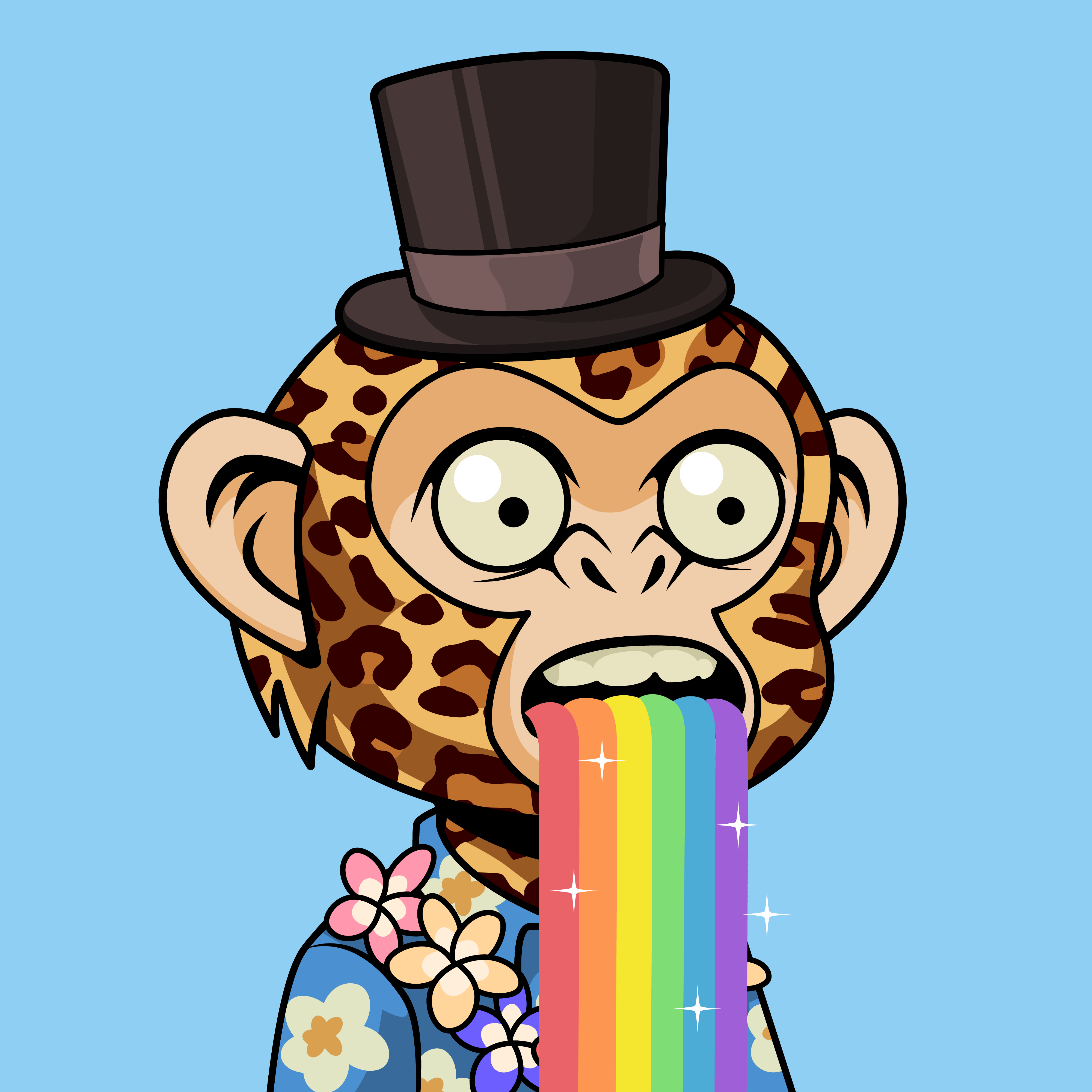 Meet 5049 of as my son called him Rainbow Puke Monkey😂