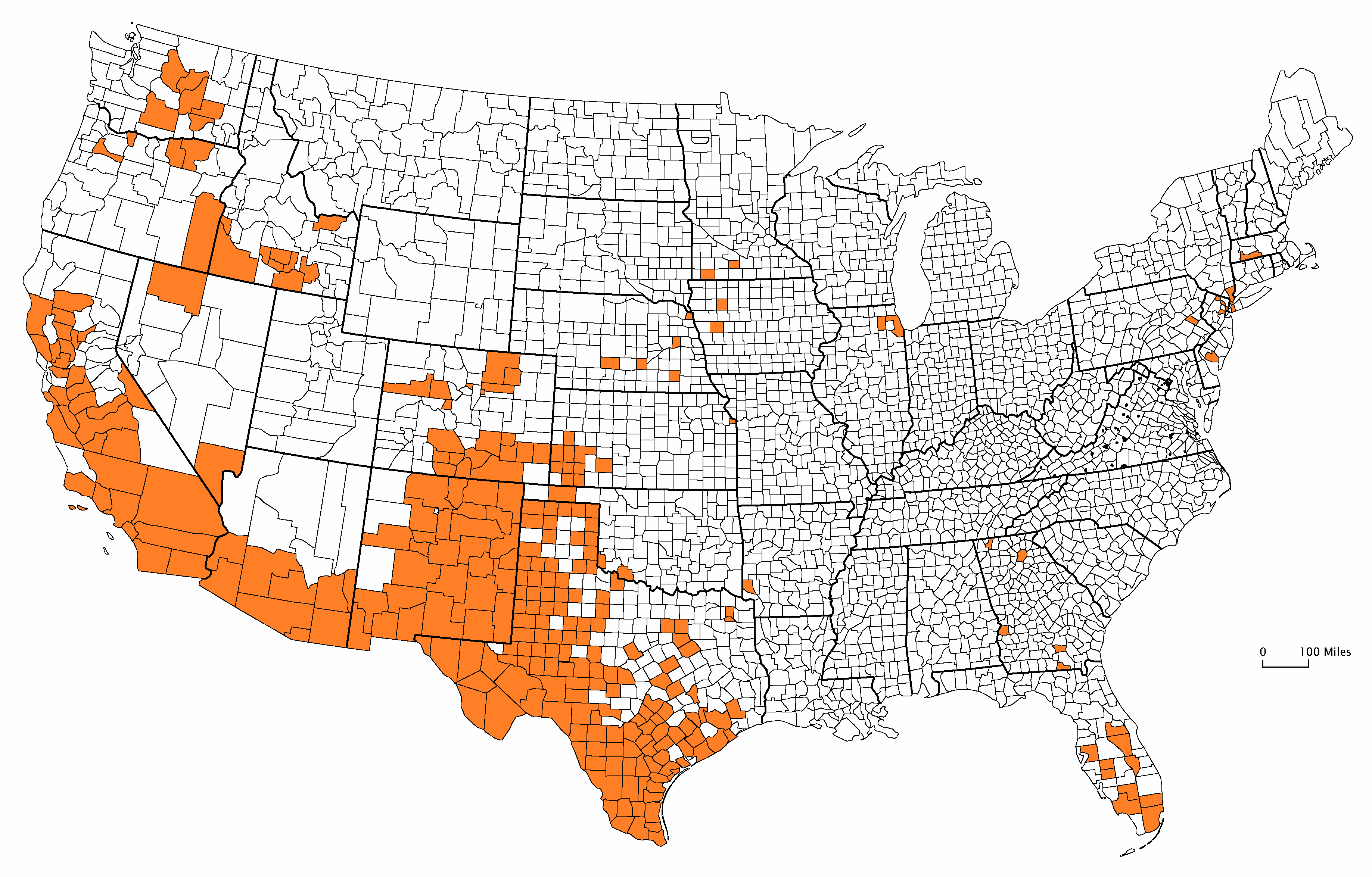 U.S. Counties where as of the 2020 US Census, 25 of the Population is