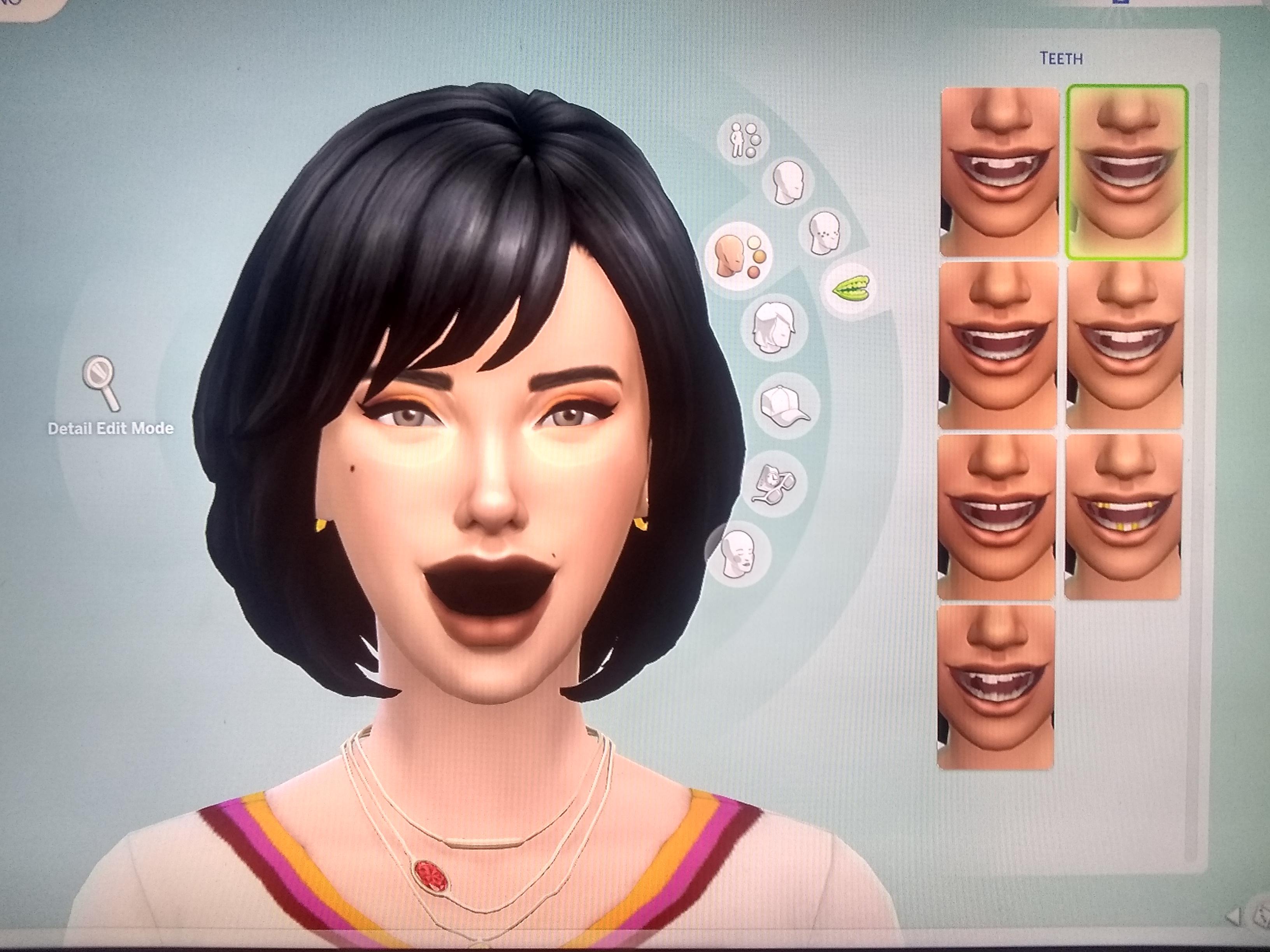 I found the first glitch for the new hair update r/Sims4