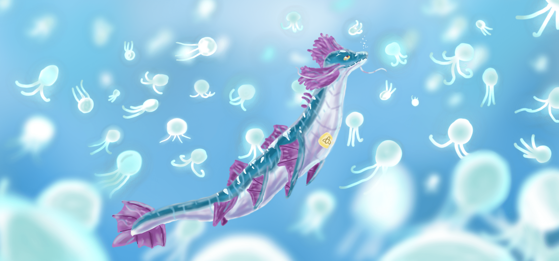 Pure sea dragon redraw DragonCity