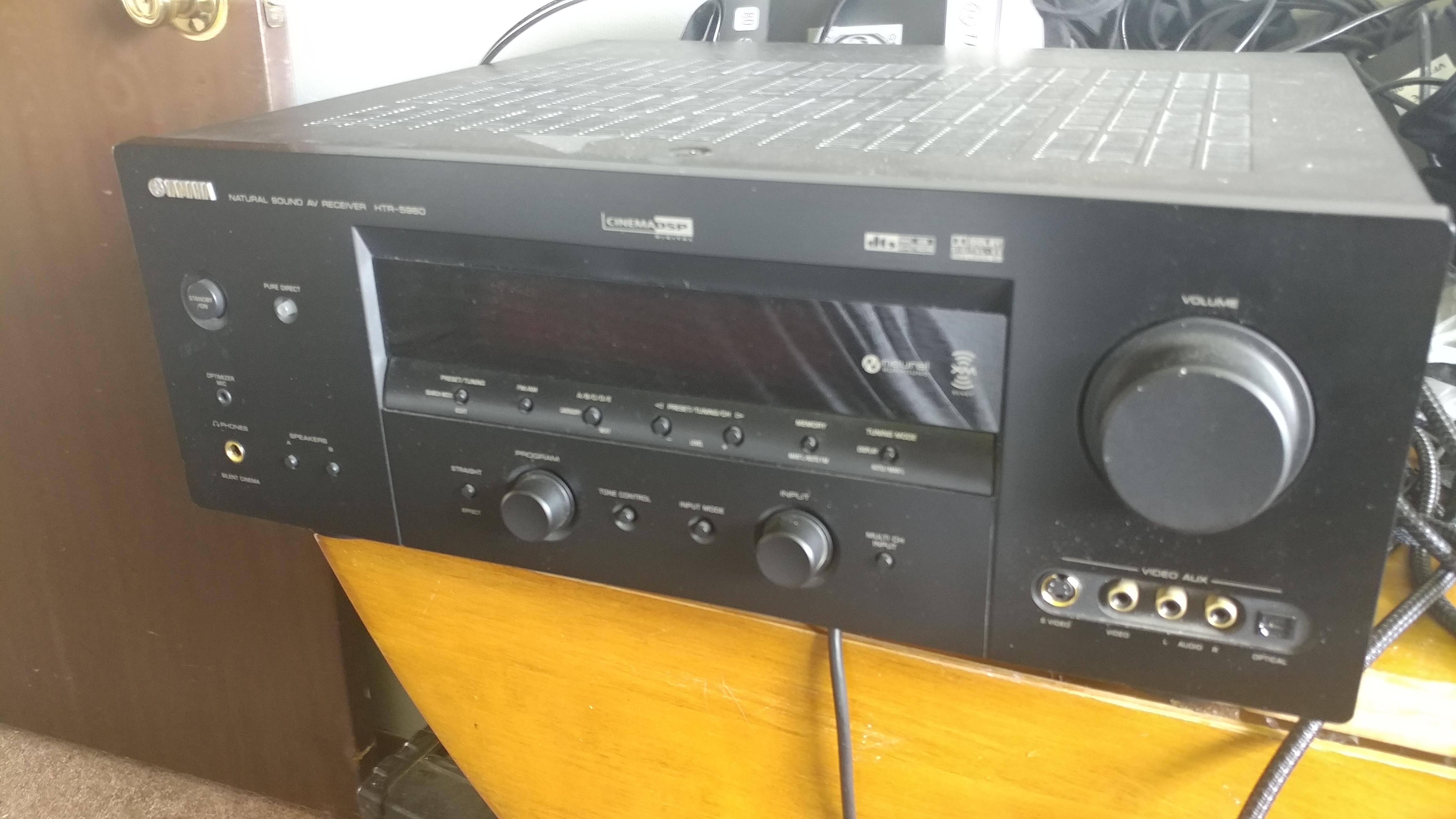 This Yamaha HTR-5960 only plays very quietly. Please help. : r