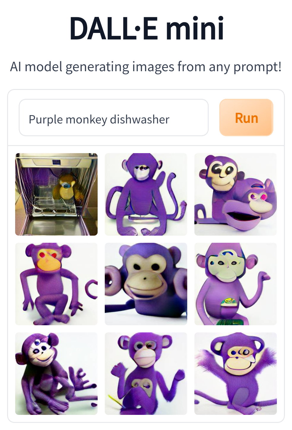 Purple monkey dishwasher r/weirddalle