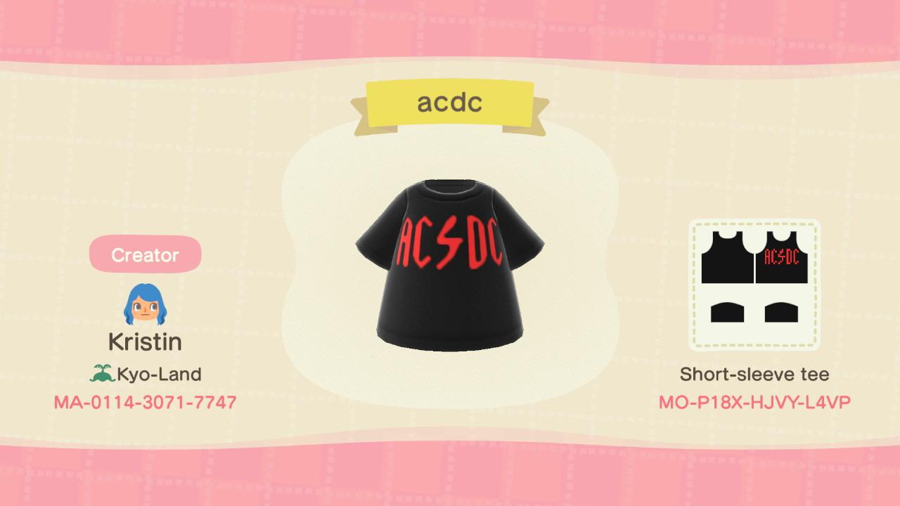 anyone playing animal crossing? here’s a basic tee i made! r/ACDC
