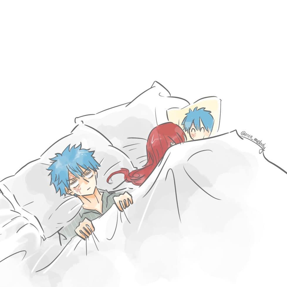 [Media] Jellal x Erza x Jellal's Body Pillow r/fairytail