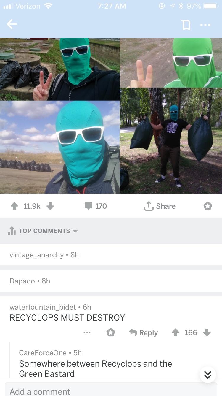 We all know who is running these trash pickup movements... r