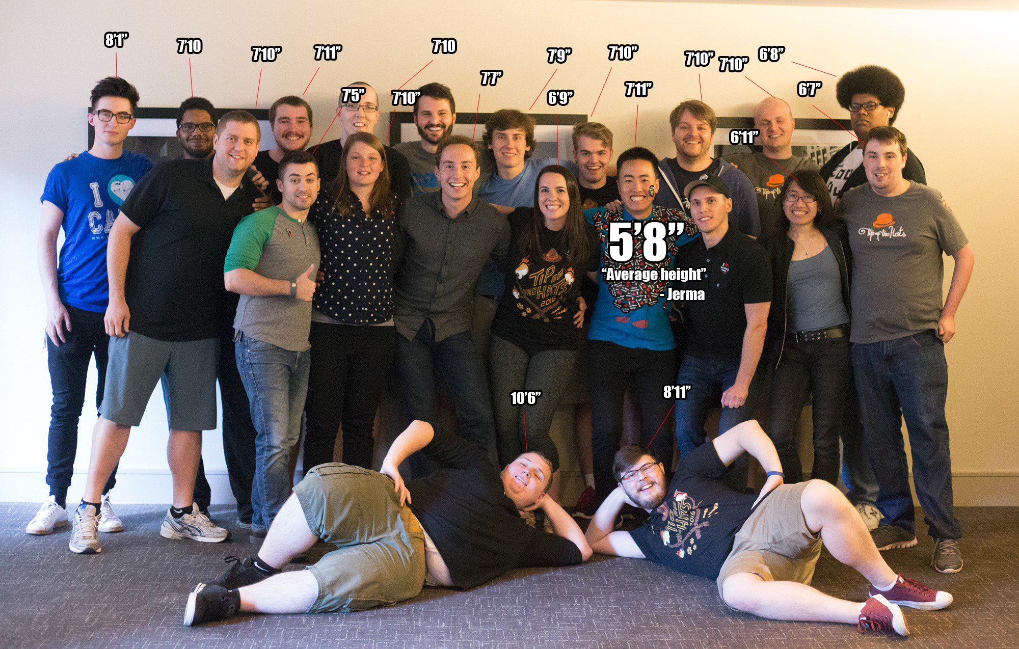 "5'8" is average height" Jerma jerma985