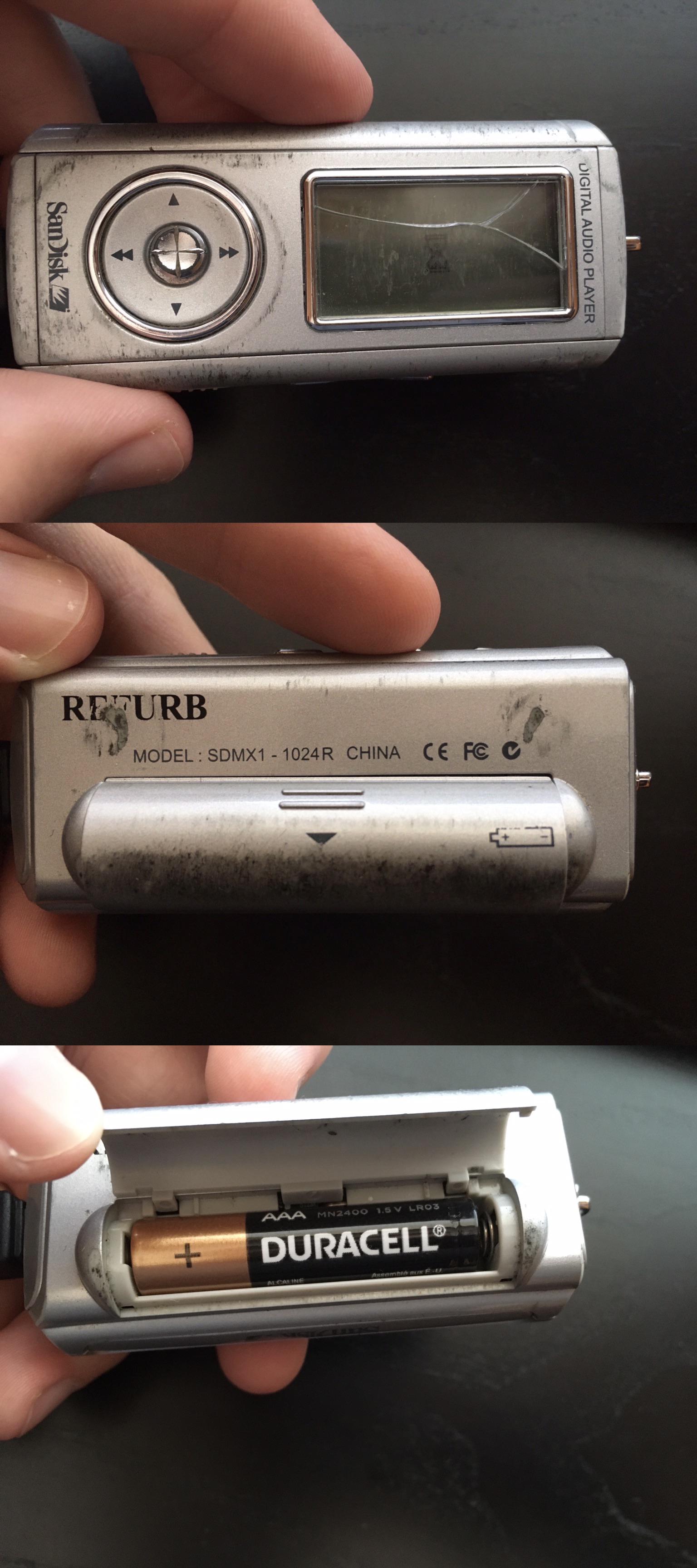 HELP! How to open 2006 Sandisk Digital Audio Player OR get past