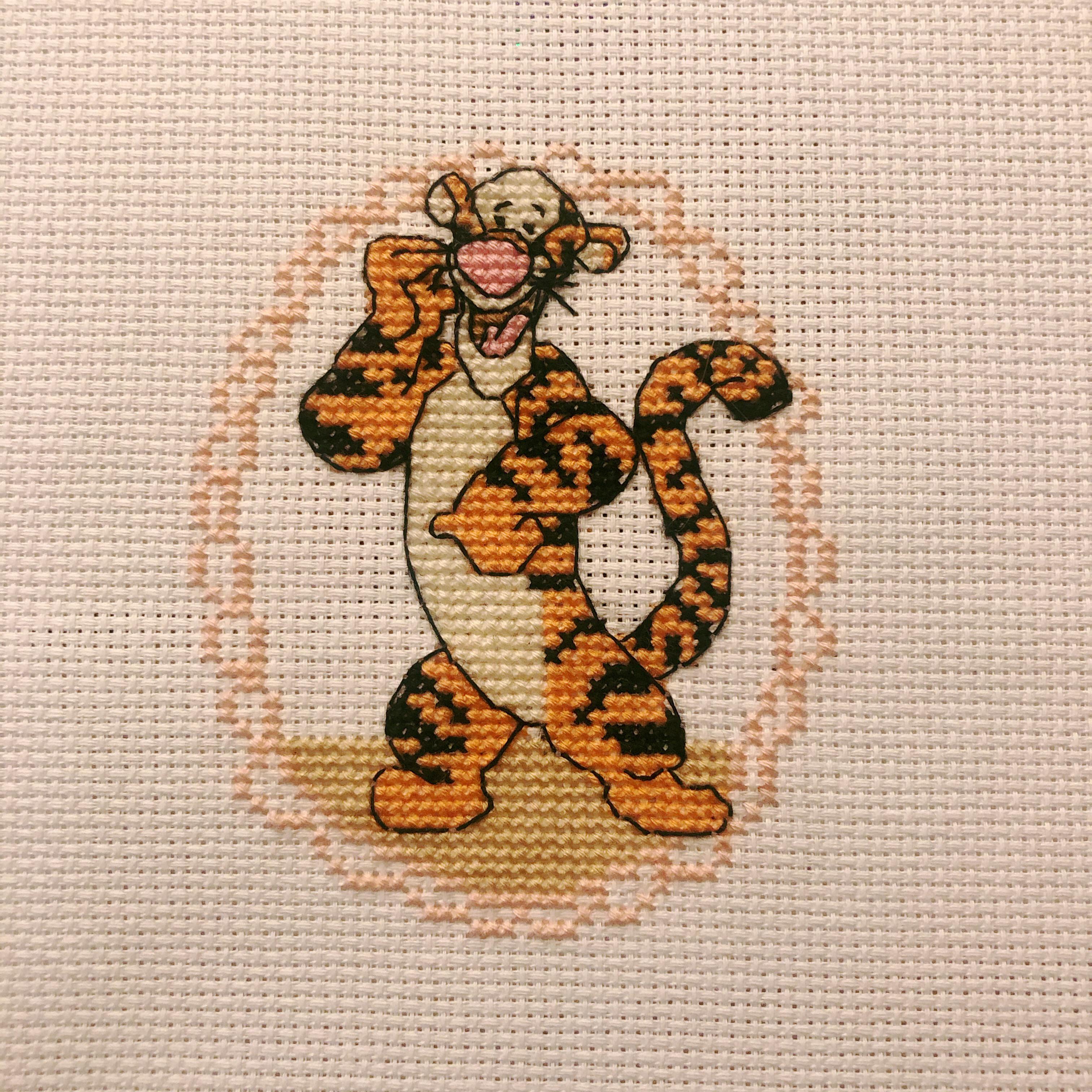 [WIP] Decided to restart the Disney Cross Stitch magazine sampler