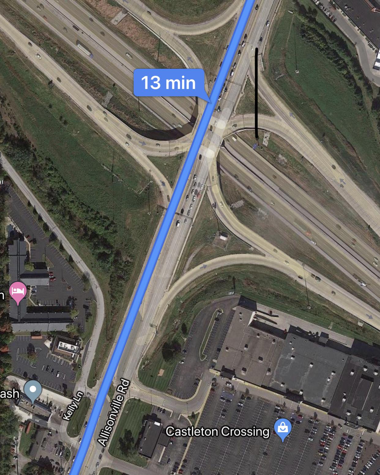 Who are the lunitics that use this bike lane at 465 and Allisonville