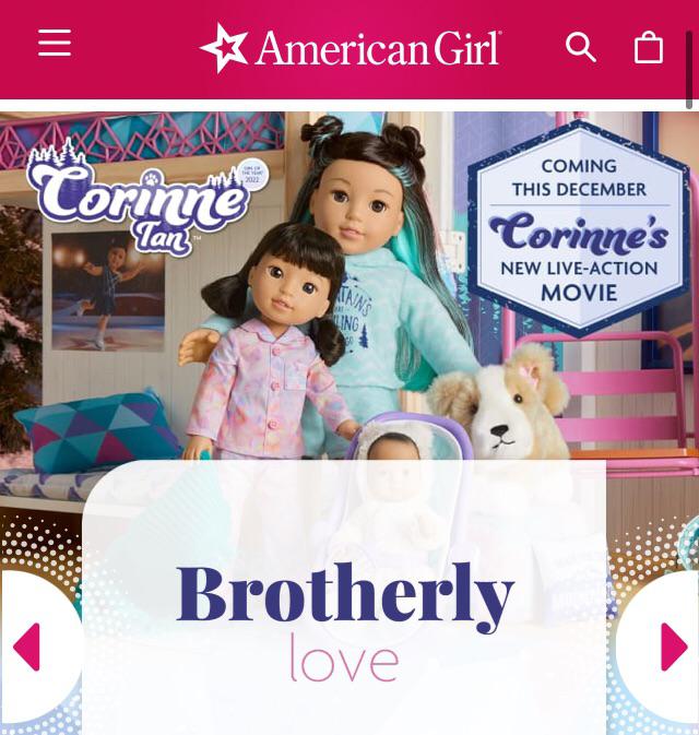 Confirmation on the website that Corinne’s getting a movie! r