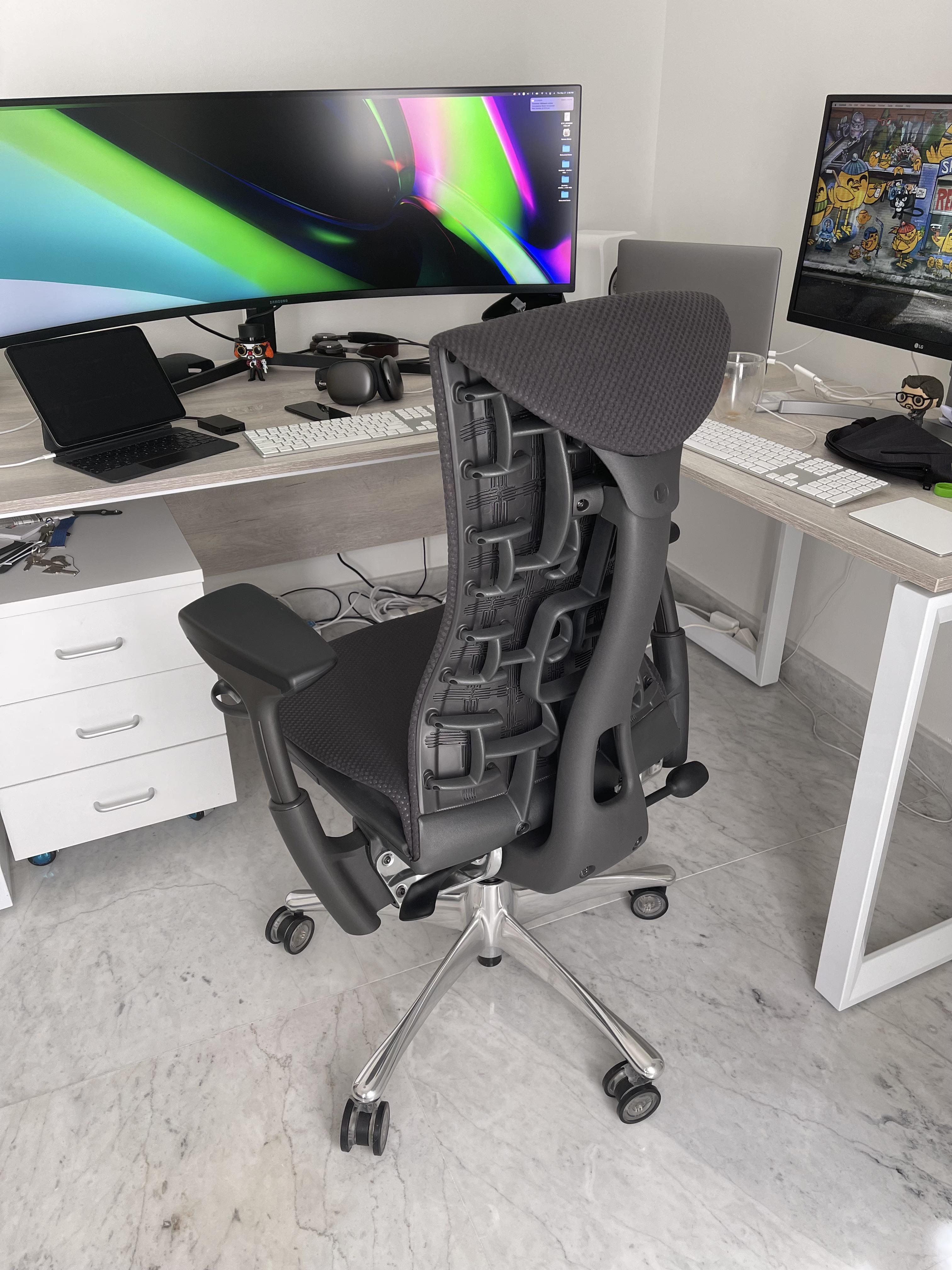 Initial adjustments/tension knob hermanmiller