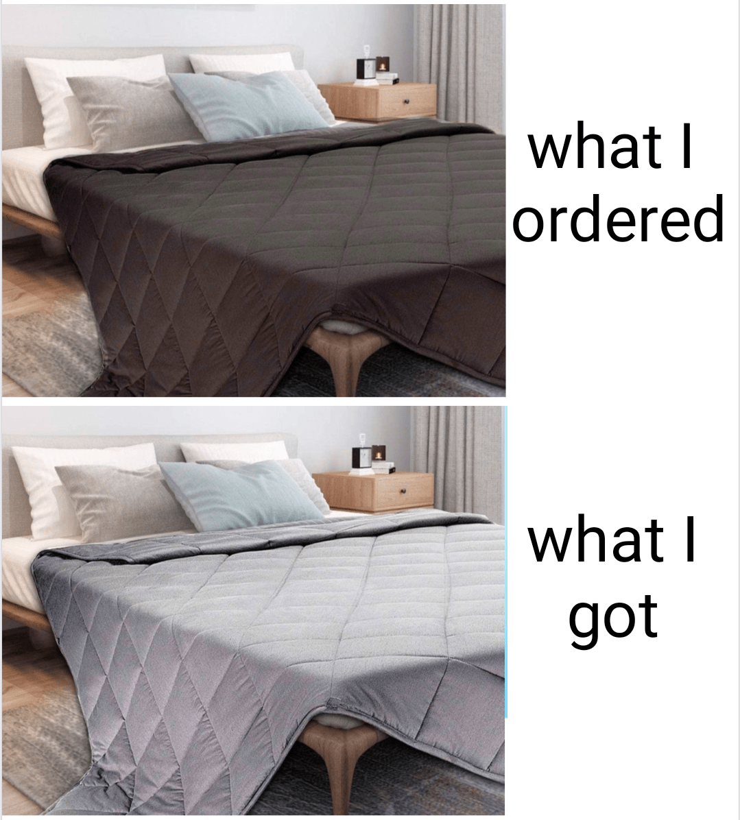 What would you do? I've been dreaming of this weighted blanket and now