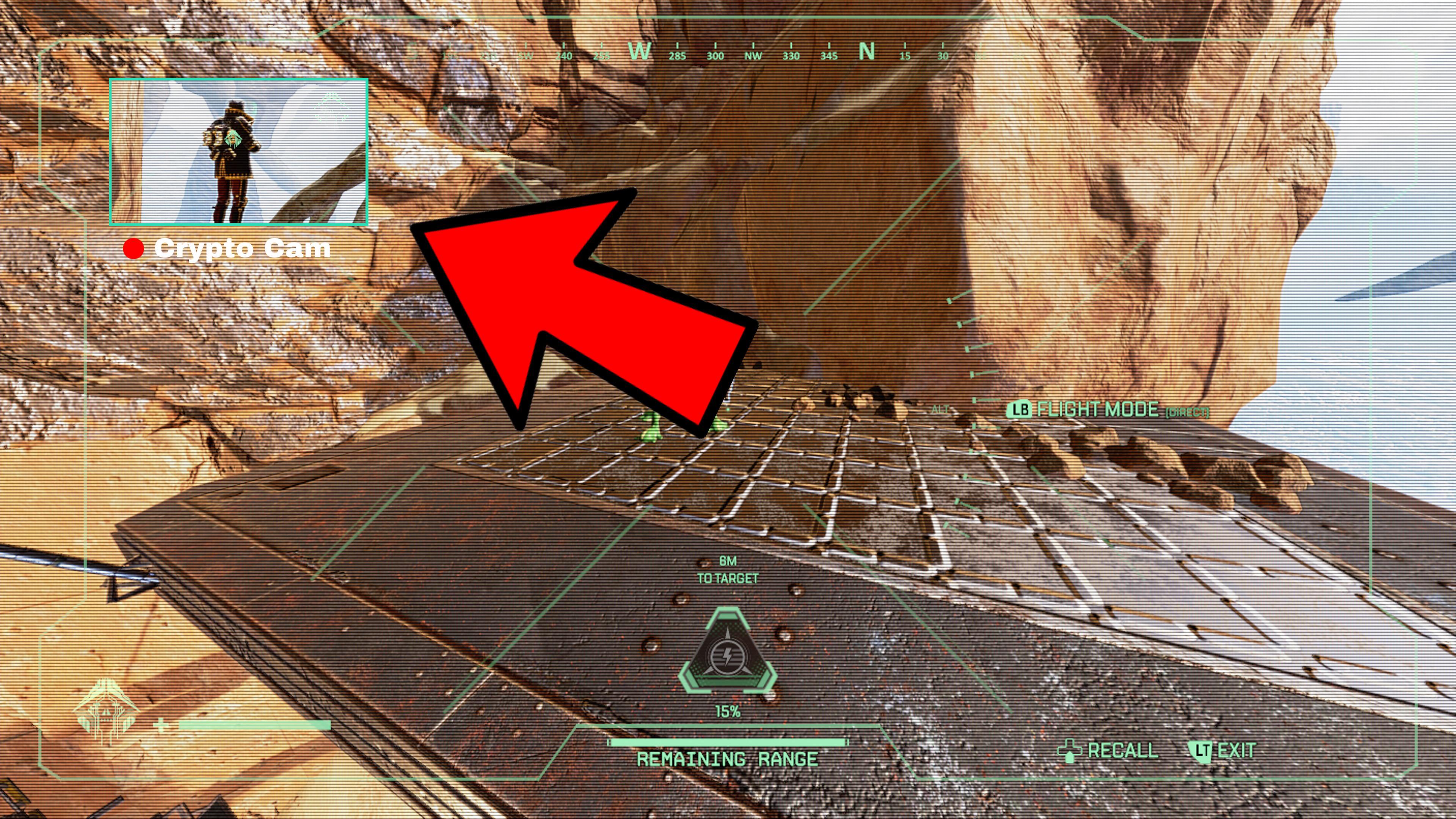 Crypto buff idea including a cam of what’s in front of him as he’s in