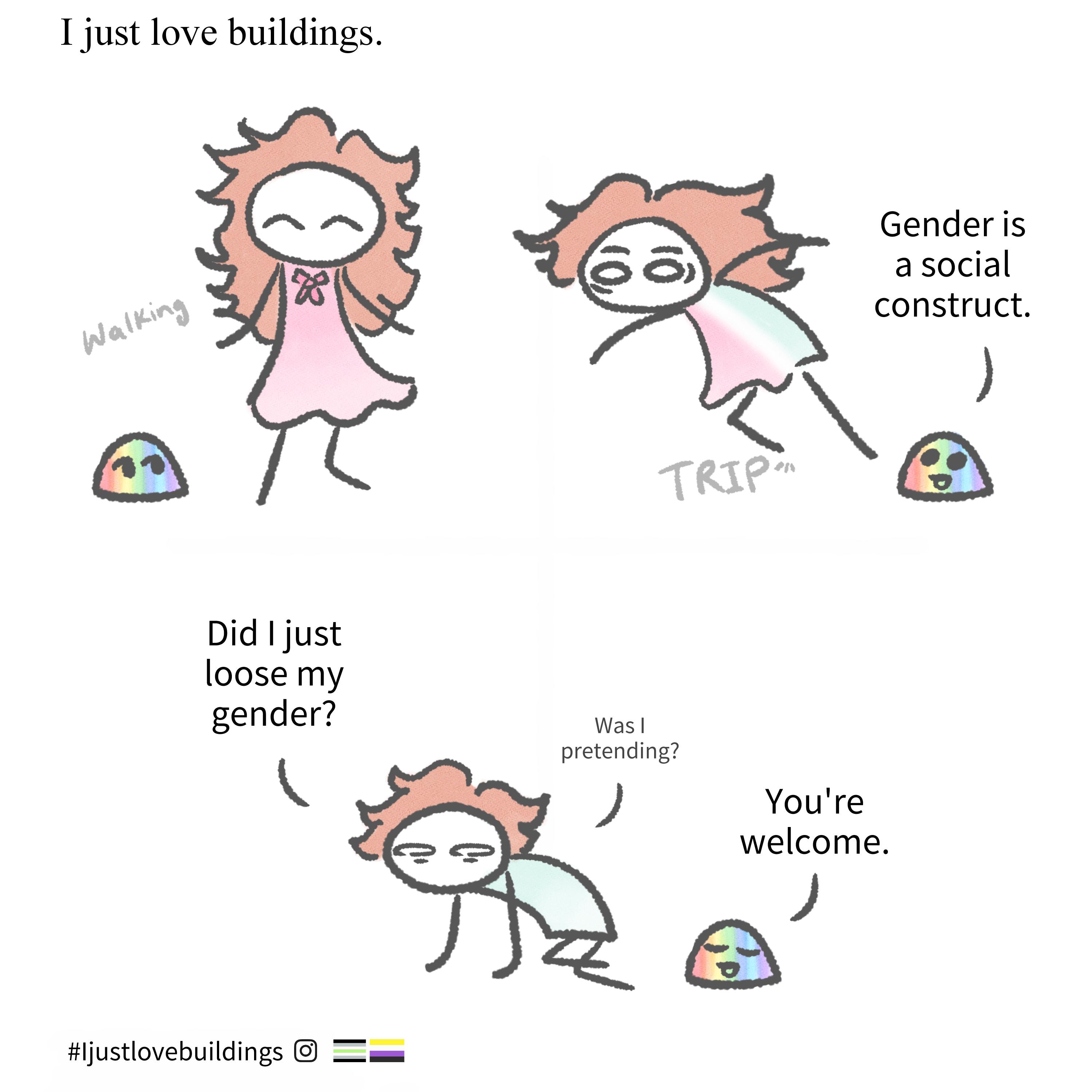 I lost my gender somewhere… I’m yet to find it lol [OC] Images
