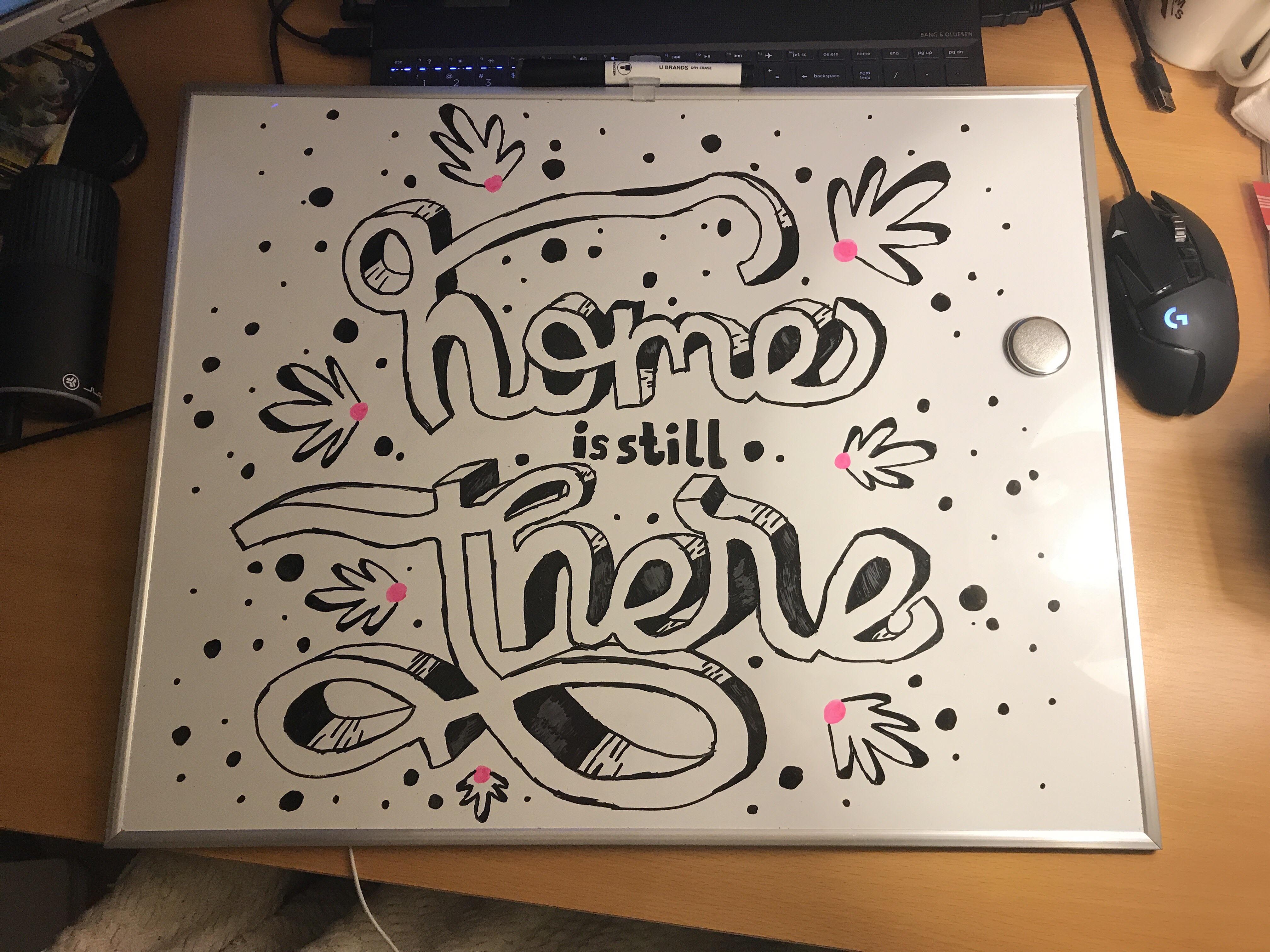 words on a whiteboard r/Calligraphy